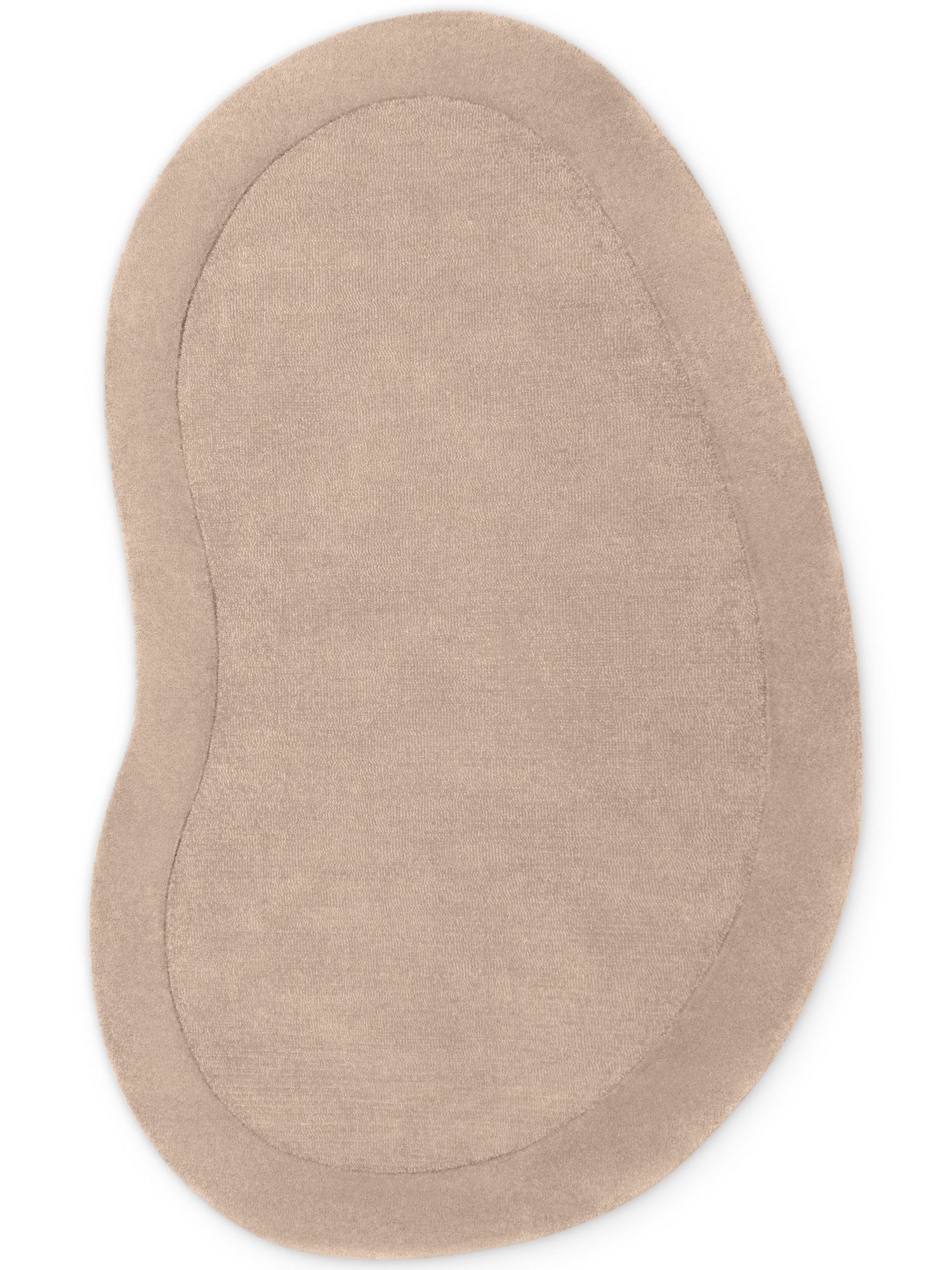 Villeroy & Boch Teppich Wollteppich Kivi, rechteckig, Höhe: 17 mm, Handgewebt, Wolle, Bordüre, Einfarbig, Läufer, Wohnzimmer, Organisch – Bild 3 von 5