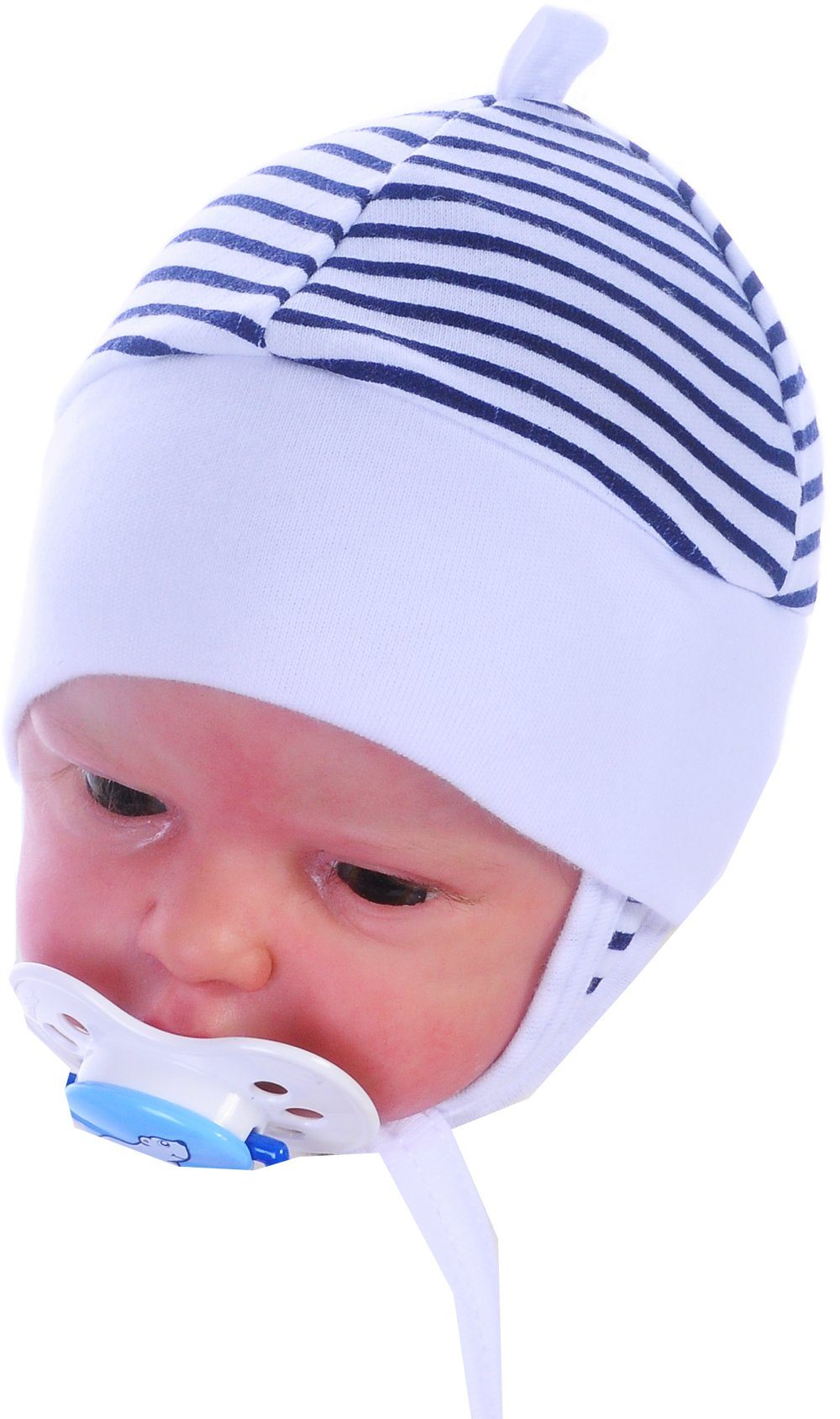 La Bortini Erstlingsmütze Mütze für Neugeborene Babymütze Baby Haube 32 34 36 38 40 50 56 62 68