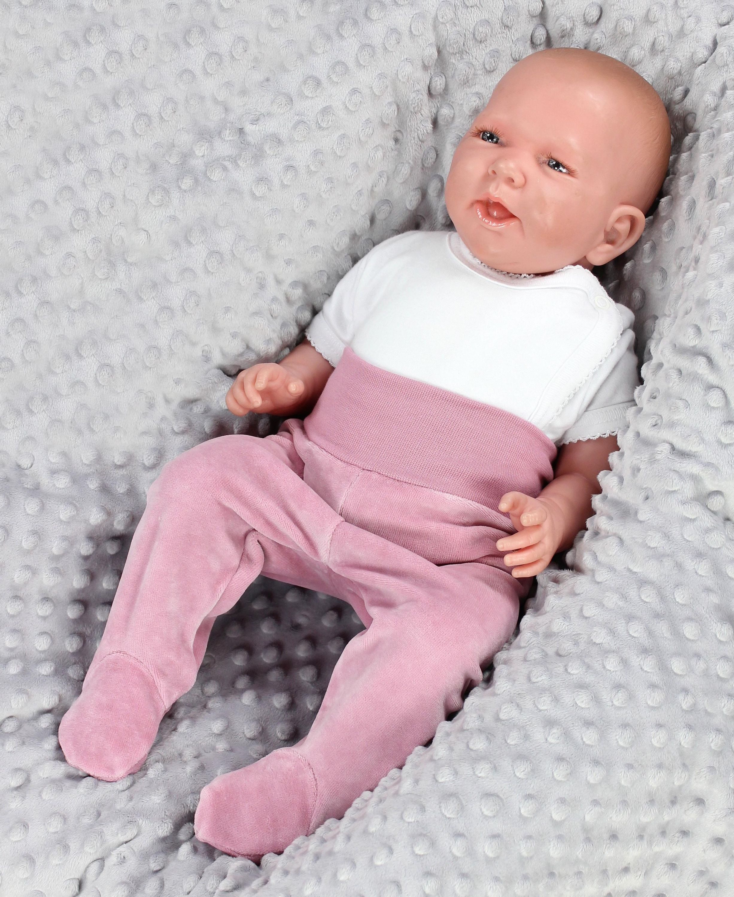 TupTam Nickihose TupTam Mädchen Nicki Baby-Hose mit Fuß 3er Pack