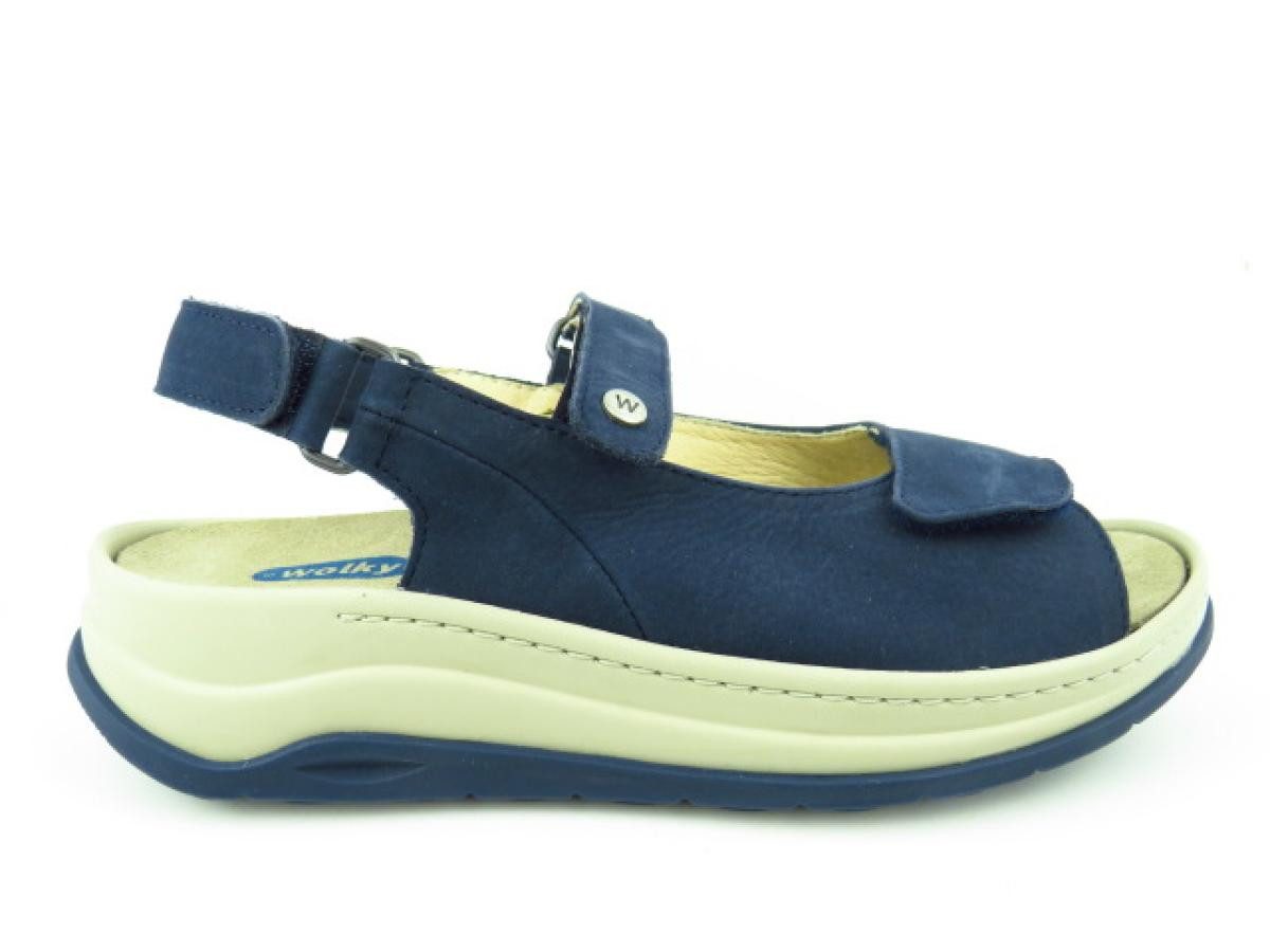 WOLKY Adura Timber Nubuk denim Sandale günstig online kaufen