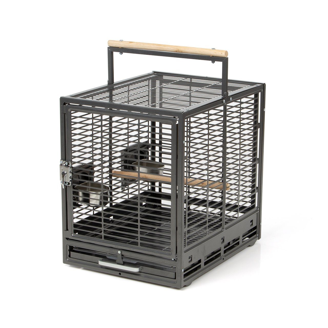 Montana Cages Tierreisebox Transportkäfig für Papageien, für Großsittiche, Sittiche, kleine und mittleren Papageien