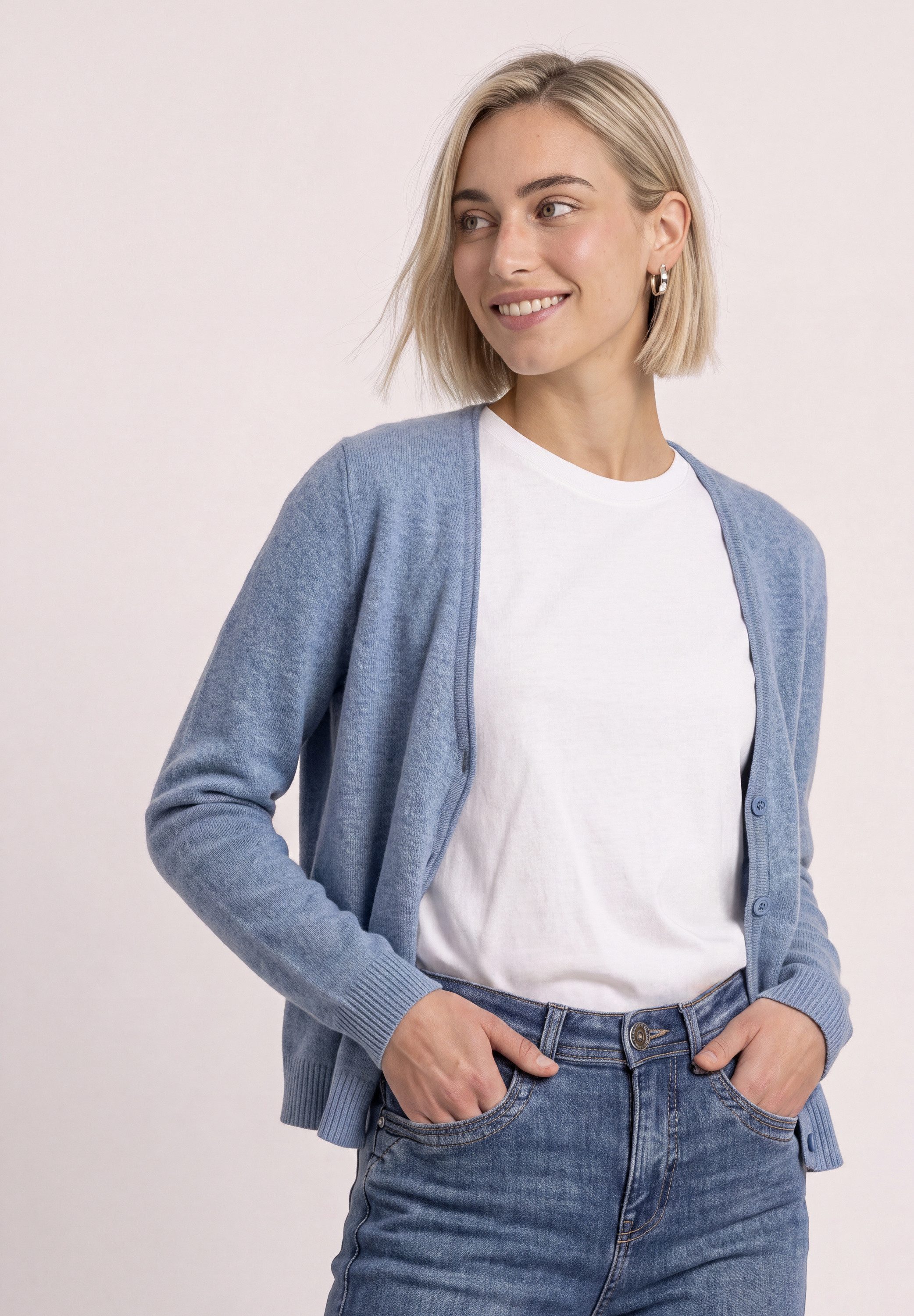 STREET ONE Cardigan mit Knopfleiste