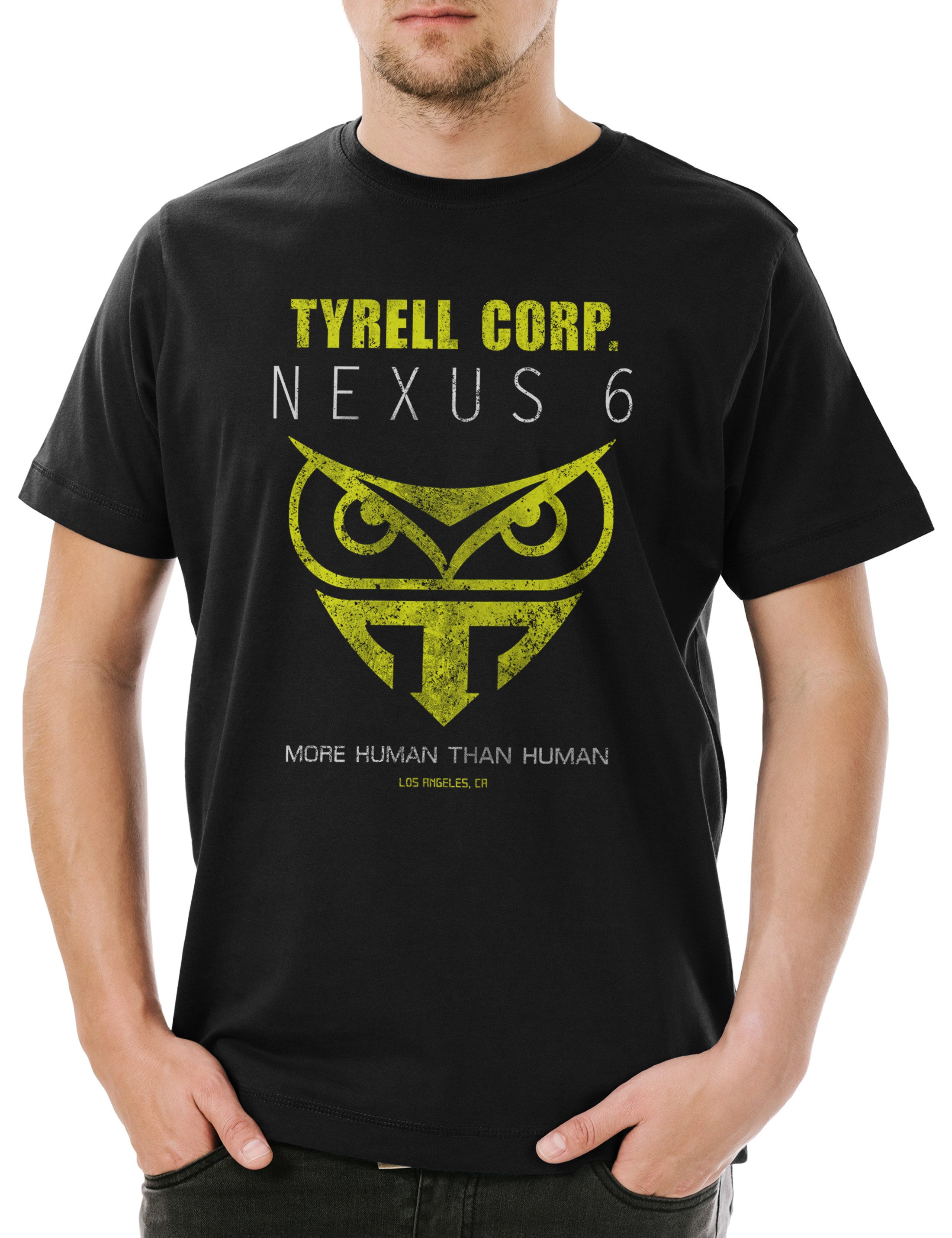 Print-Shirt Tyrell Corporation Nexus 6 Herren T-Shirt Blade Replicants Runner Kult