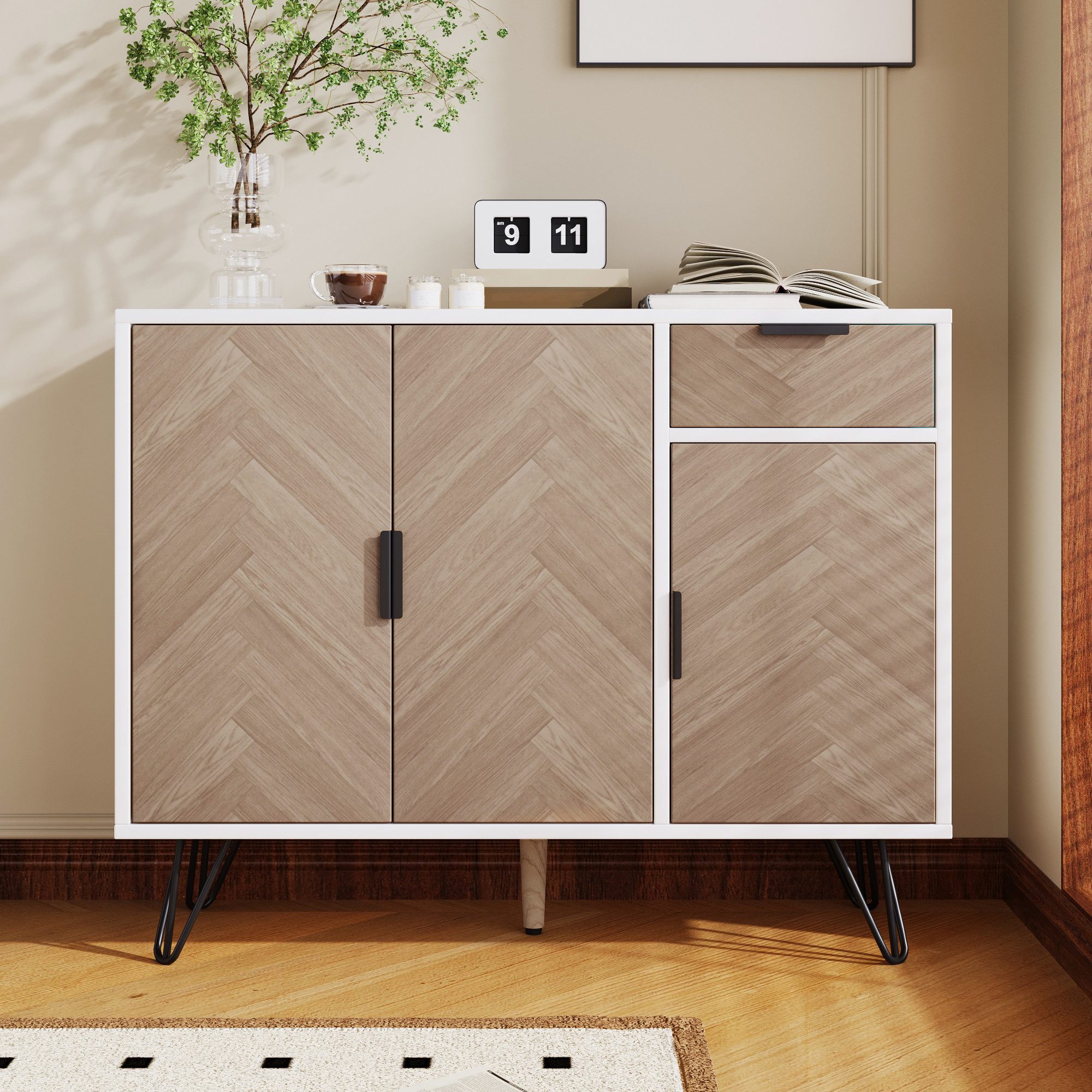SOFTWEARY Sideboard Breite 90 cm günstig online kaufen