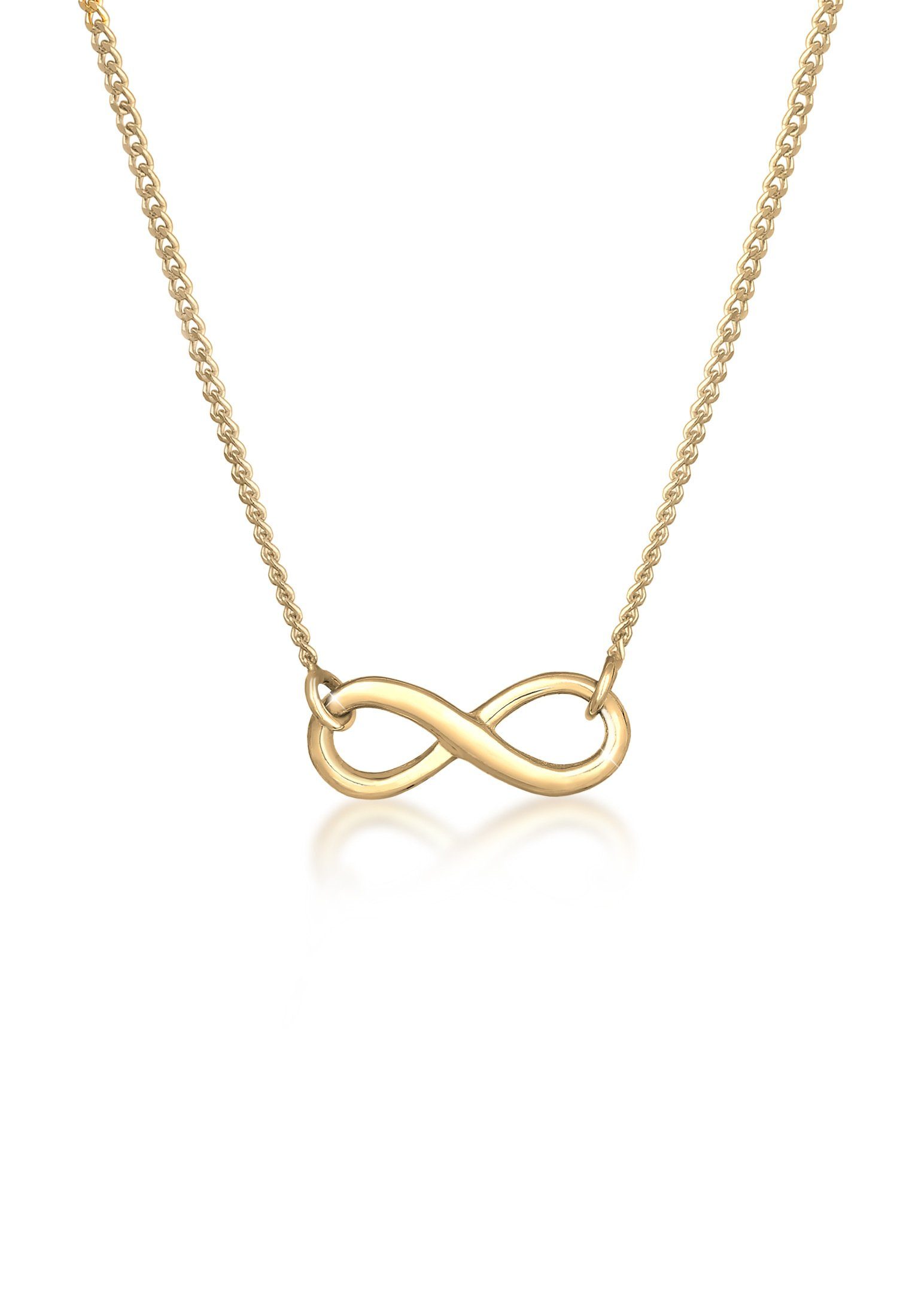 ELLI Kette mit Anhänger Kette Infinity Unendlichkeit Symbol 925 Silber Infinity mehr