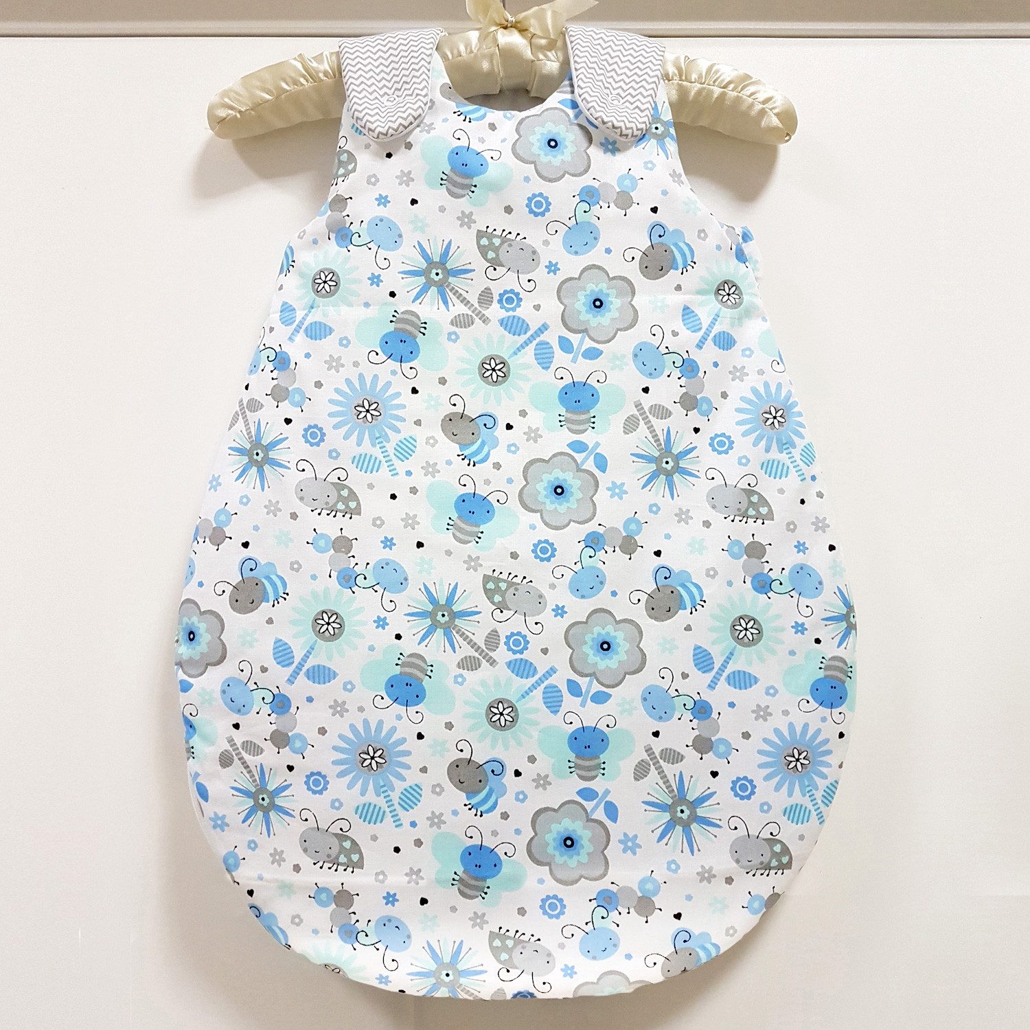 Baby-Joy Babyschlafsack Schlafsack für Babys ZICK-ZACK Linie 100% Baumwolle günstig online kaufen