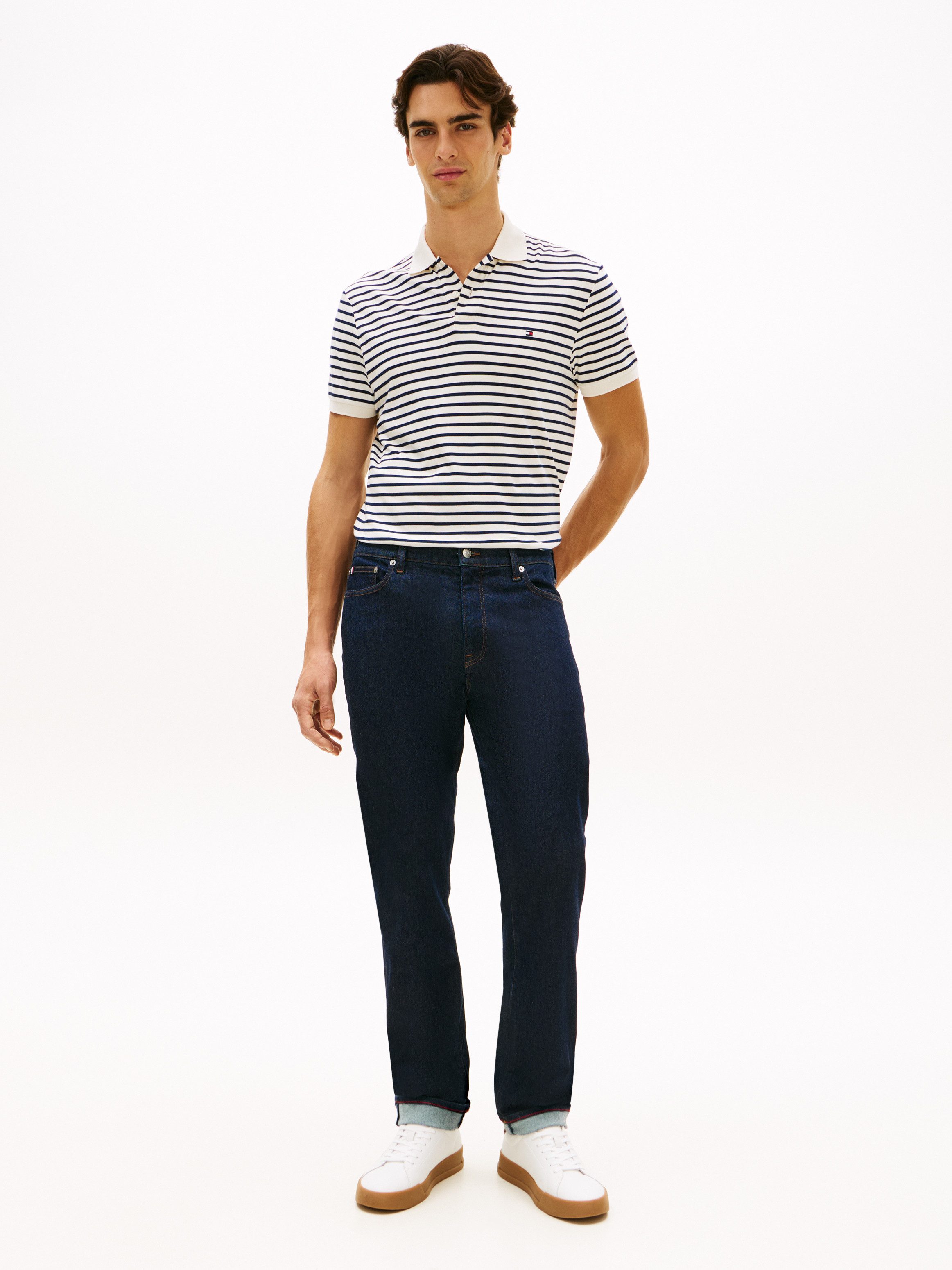 Tommy Hilfiger Poloshirt LIQUID COTTON REGULAR SEASONAL mit Logostickerei