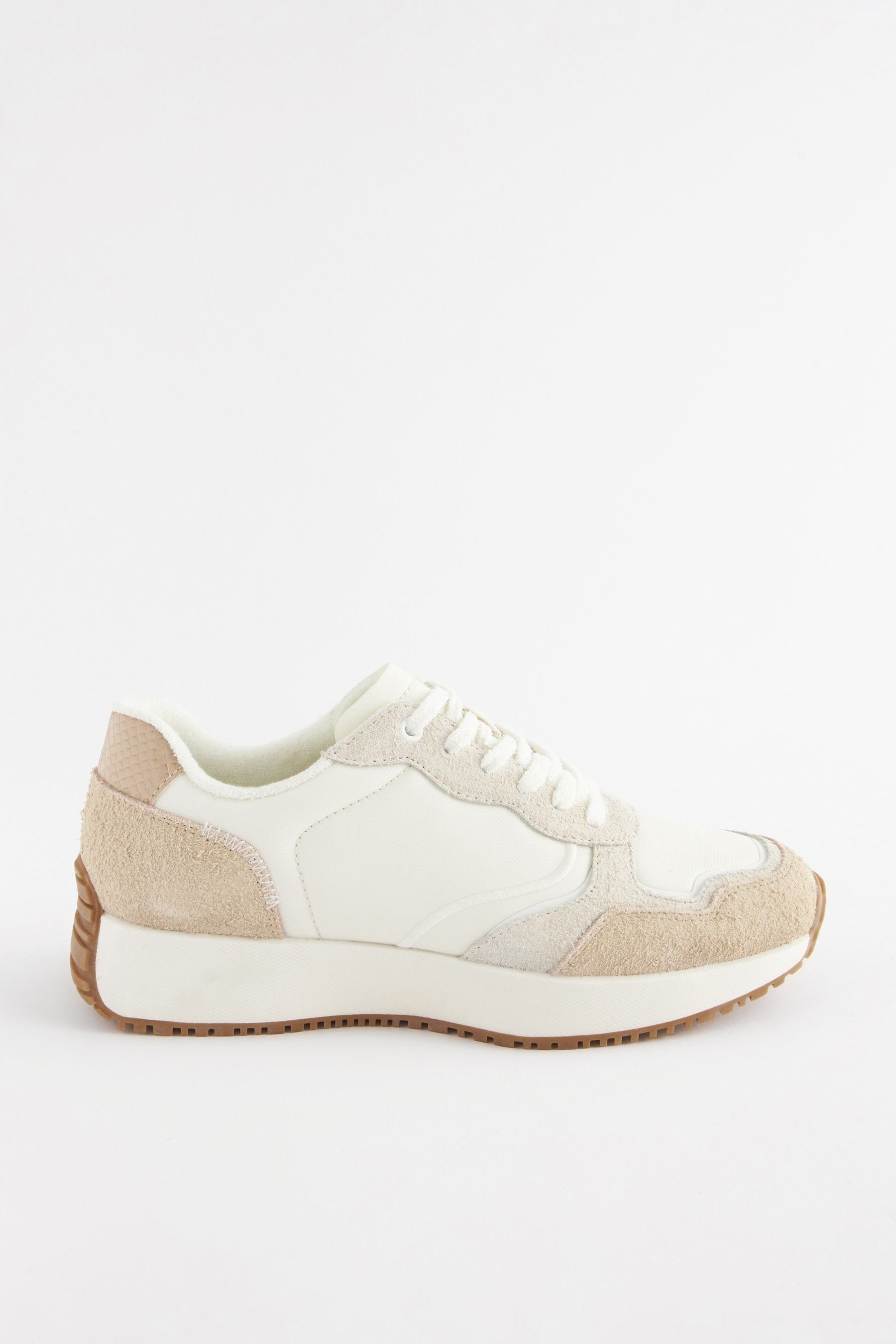Next Forever Comfort® Markante Veloursleder-Sneaker Sneaker günstig online kaufen