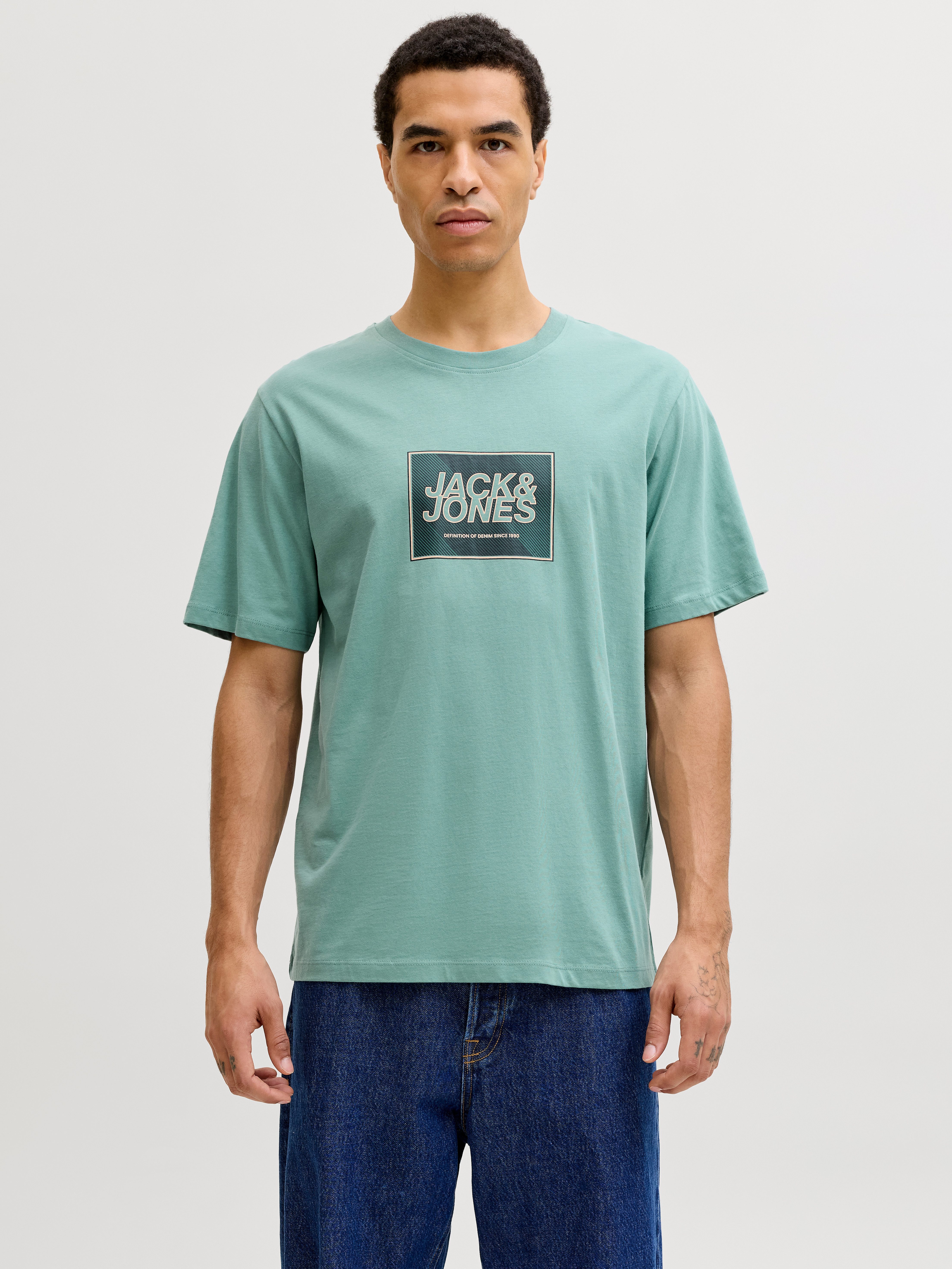 Rundhalsshirt JJRAIN TEE SS CREW NECK