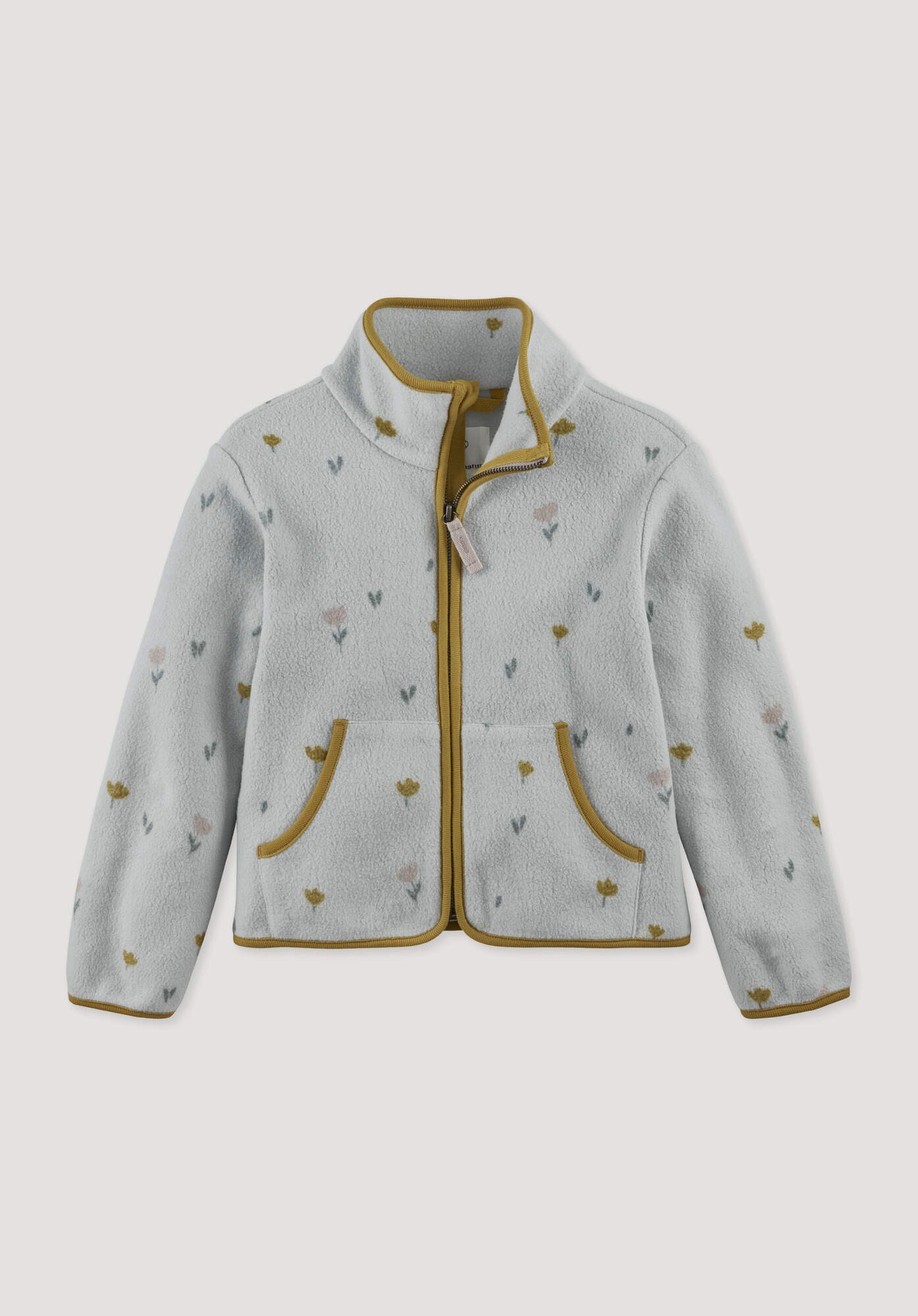 Hessnatur Fleecejacke aus reiner Bio-Baumwolle (1-St)