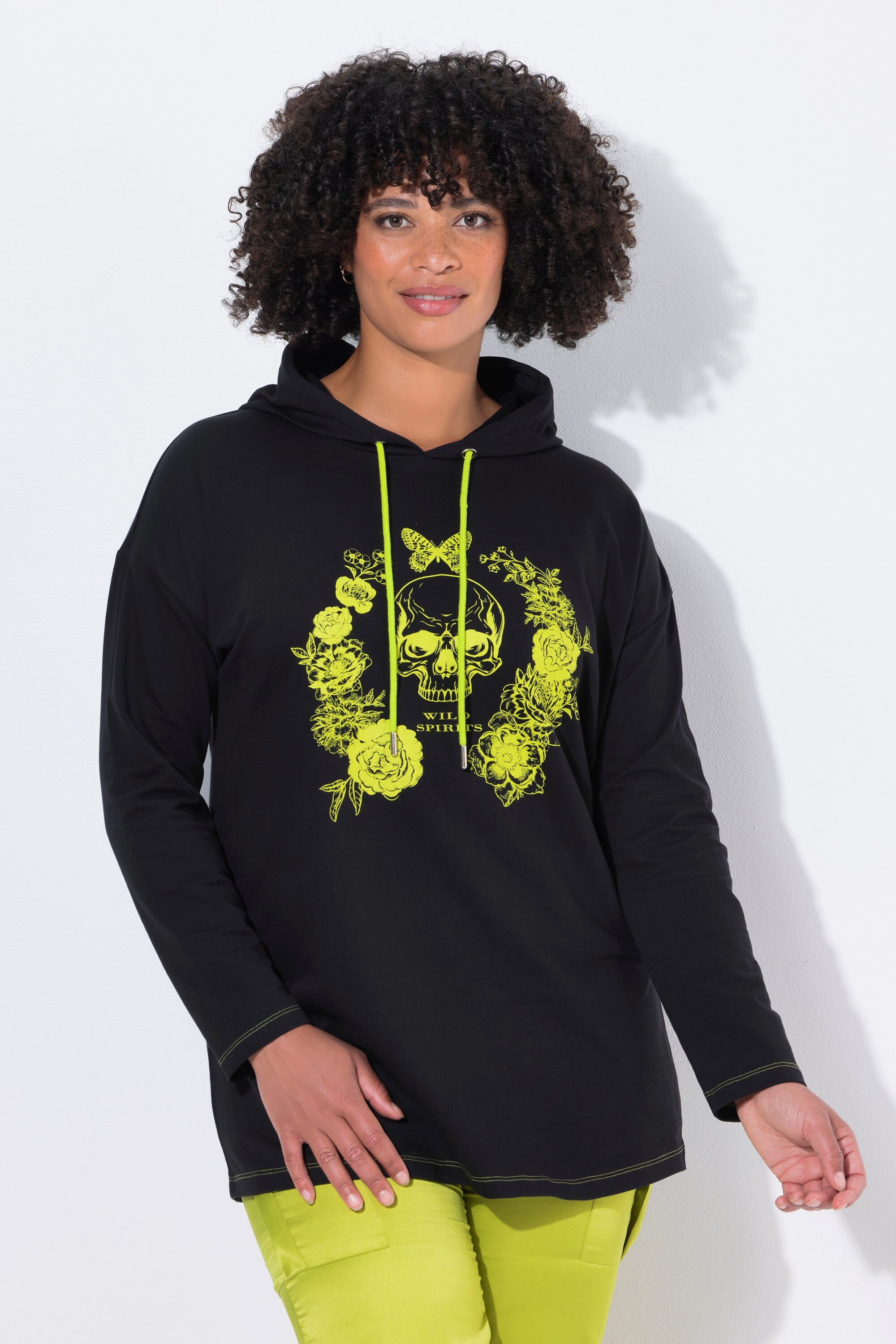 Angel of Style Sweatshirt Hoodie Loose Fit Totenkopf günstig online kaufen