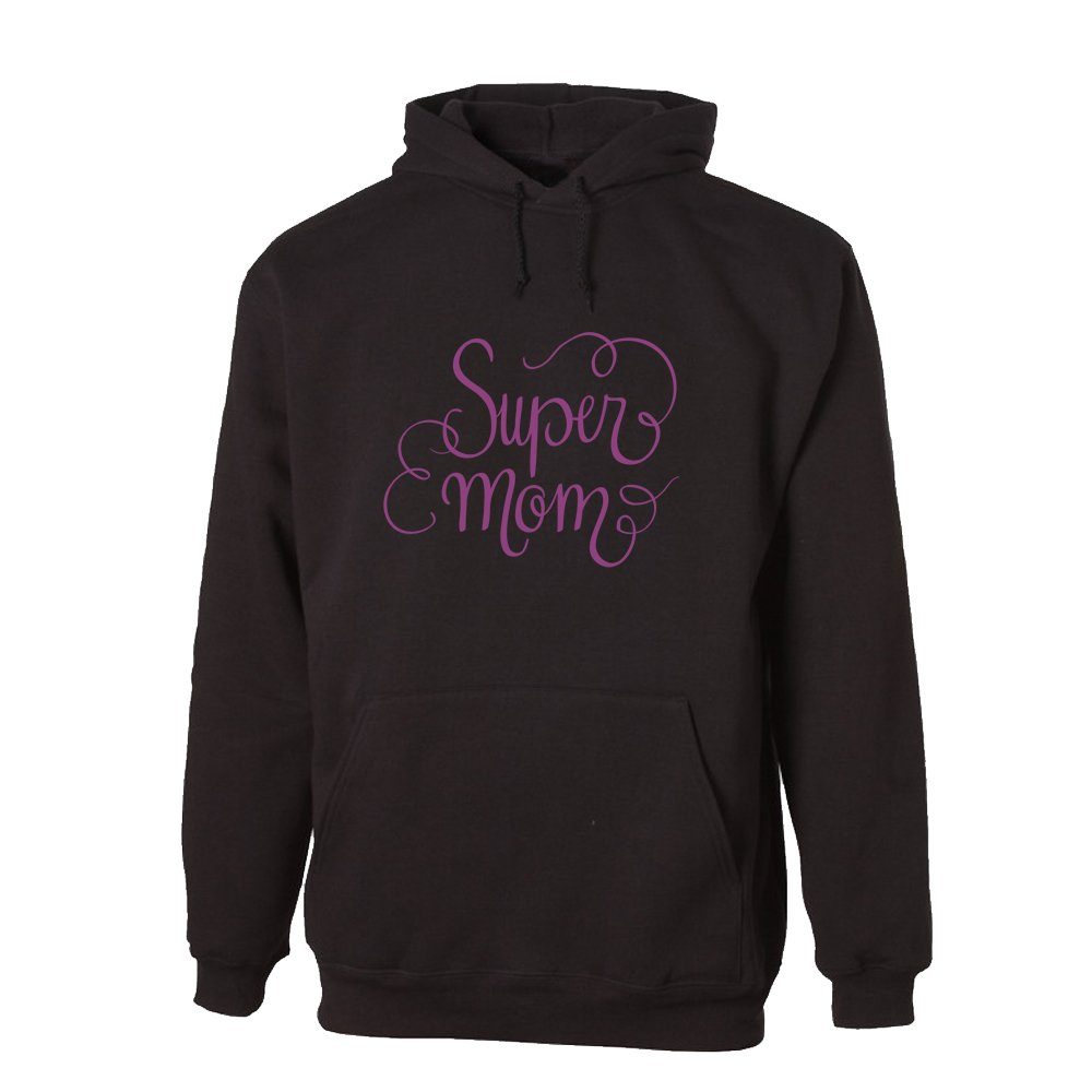 G-graphics Hoodie Super Mom mit trendigem Frontprint mit Spruch / Sprüche zum Muttertag