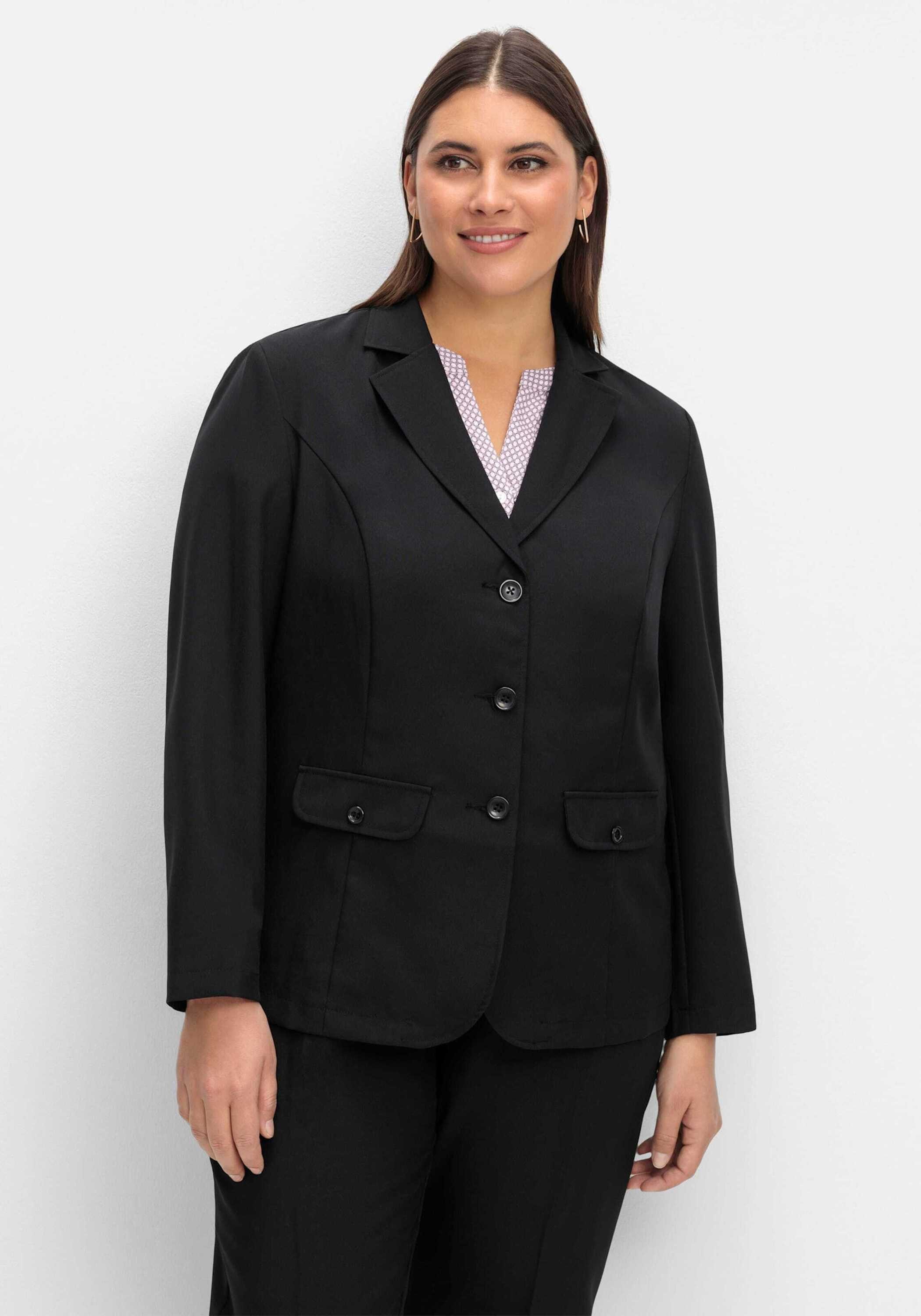 Sieh an! Blusenblazer Blazer Langarm