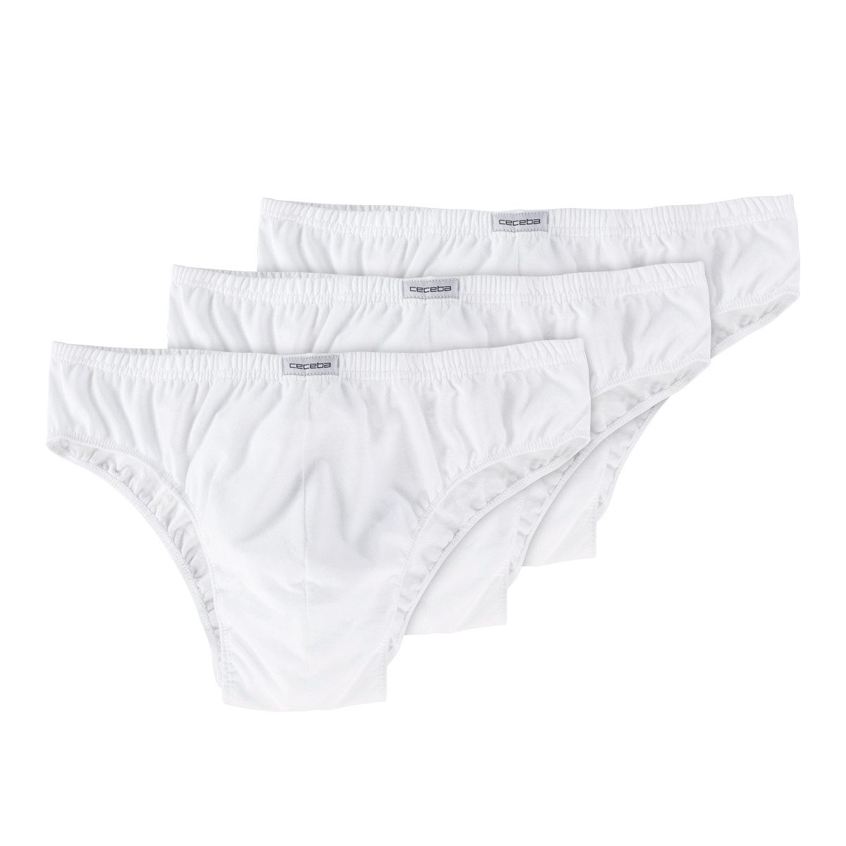 CECEBA Slip Slips 3er Pack weiß Ceceba Übergrößen (Packung, 3-St., 3er-Pack)