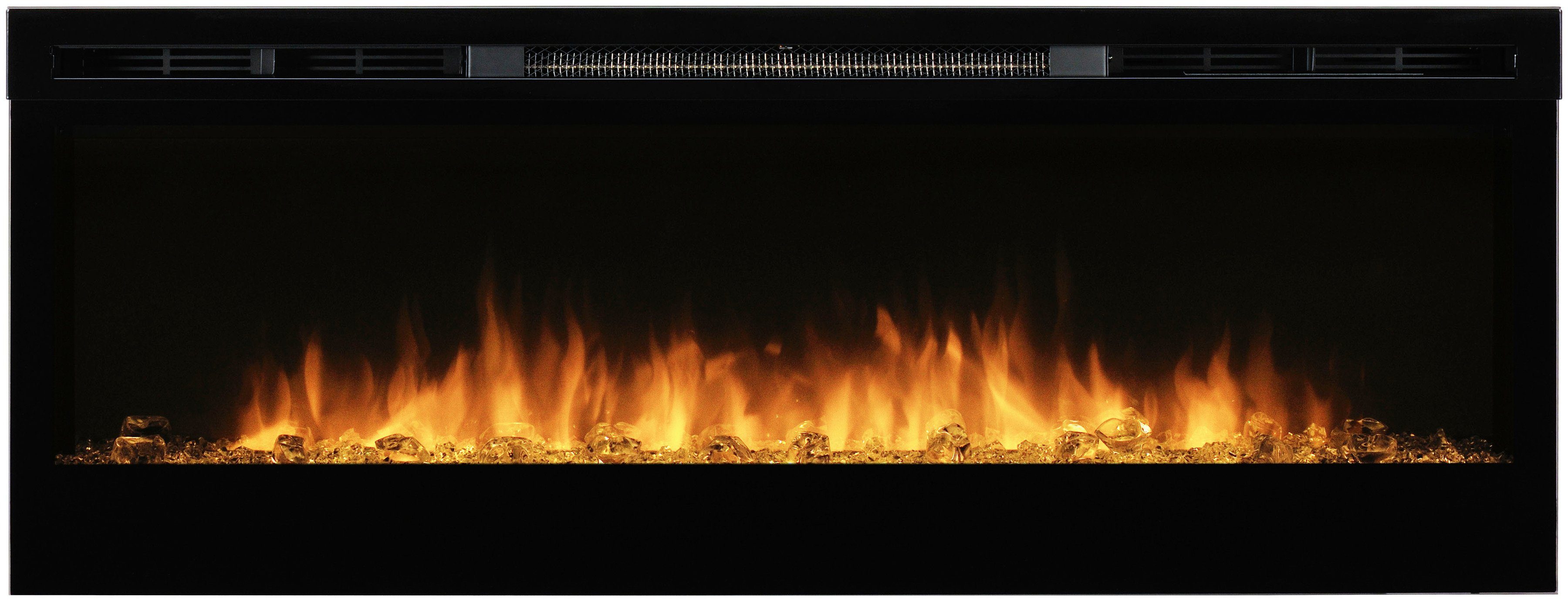 Dimplex Elektrokamin Prism 50", schwarz,mit Heizung, Fernbedienung, Optiflame® Flammeneffekt