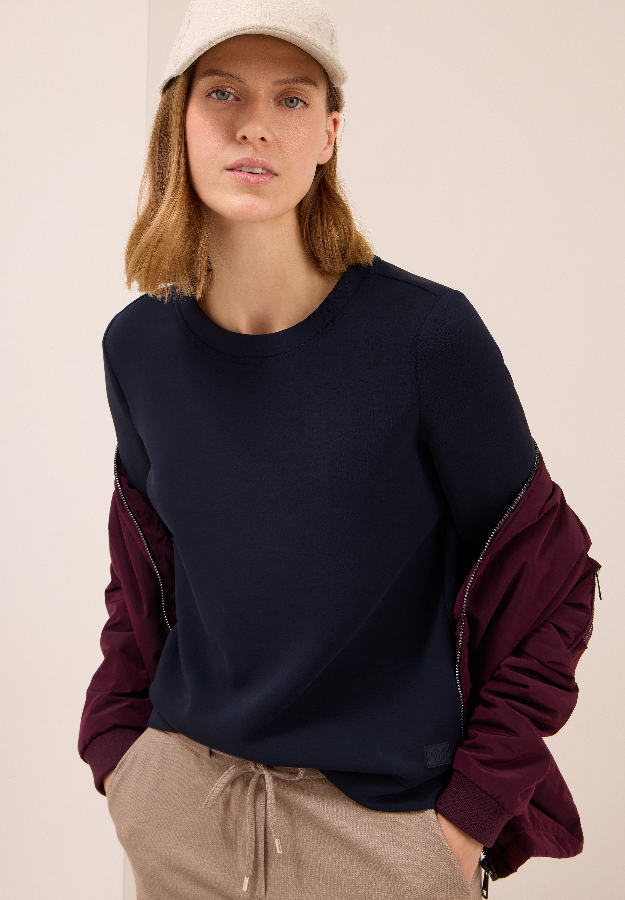 CECIL Sweatshirt mit seitlichen Schlitzen günstig online kaufen