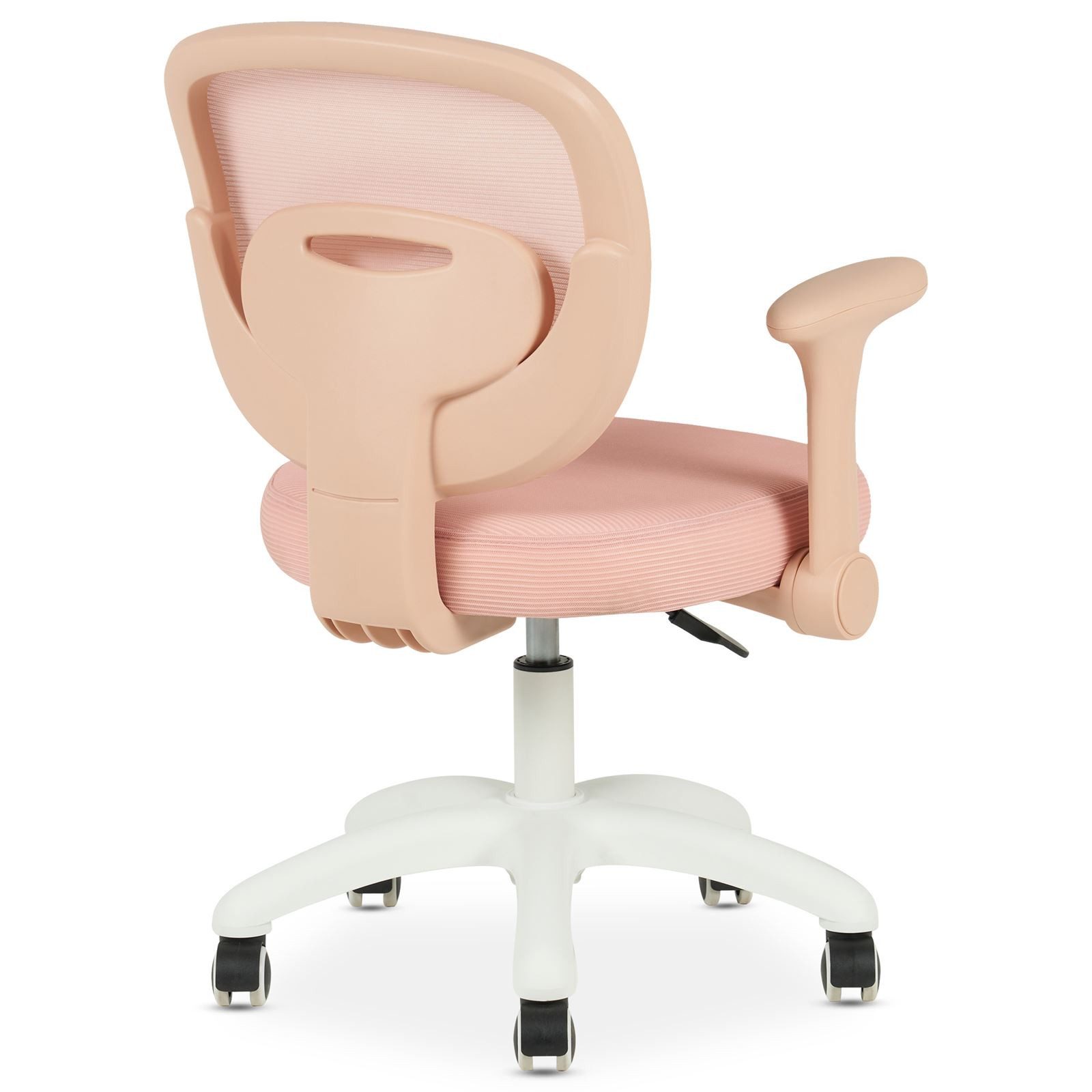 IDIMEX Schreibtischstuhl AMELIA, ergonomischer Kinder Bürostuhl höhenverstellbar mit Armlehnen Rosa