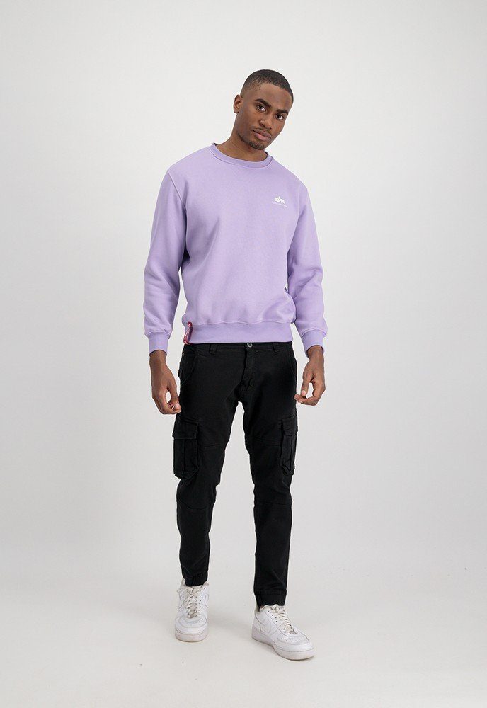 Logo Sweater Small Basic pale violet Alpha Kapuzenpullover Industries