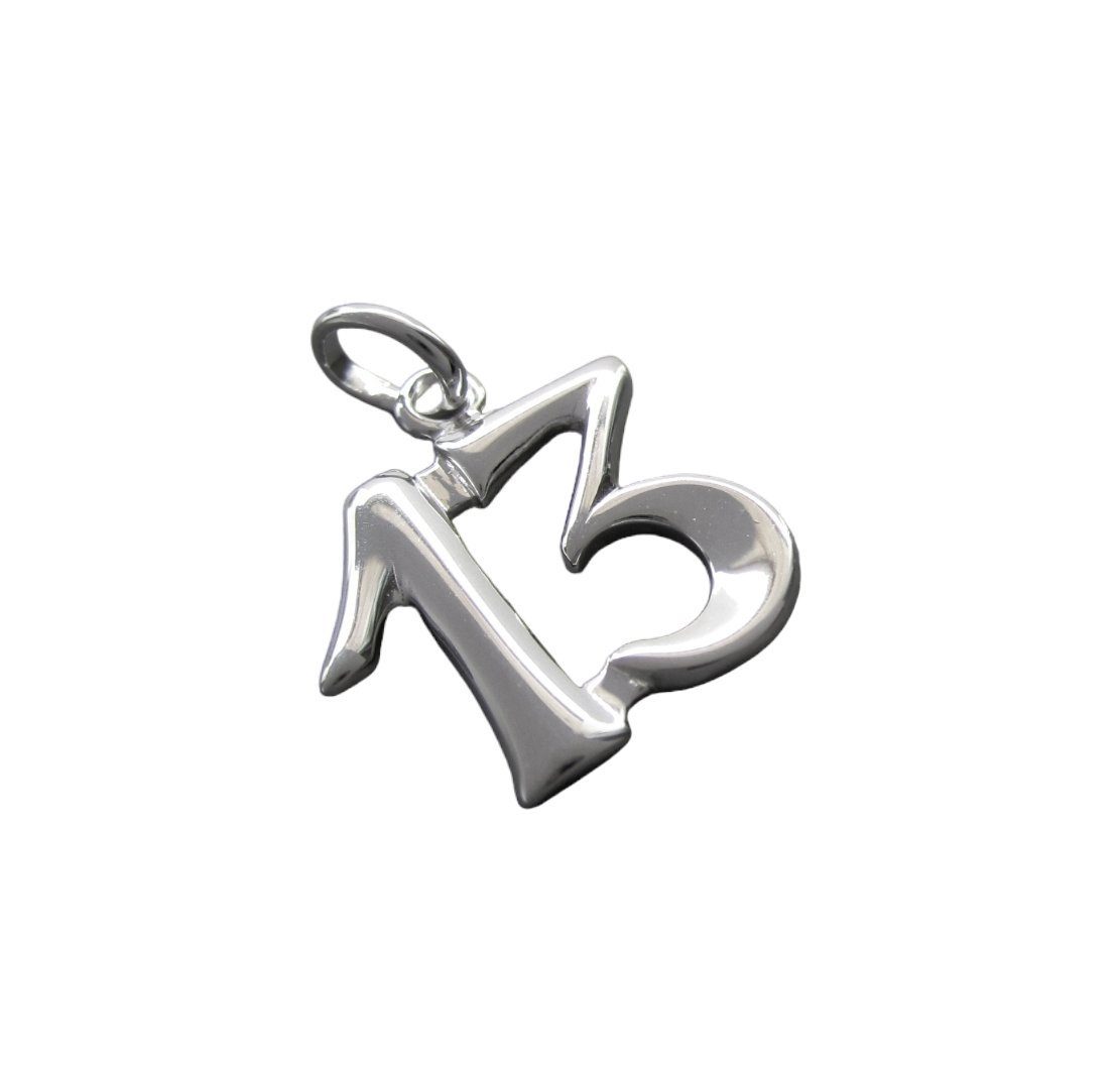 NICEANDnoble Kettenanhänger 925er Sterlingsilber Kettenanhänger Glückszahl günstig online kaufen