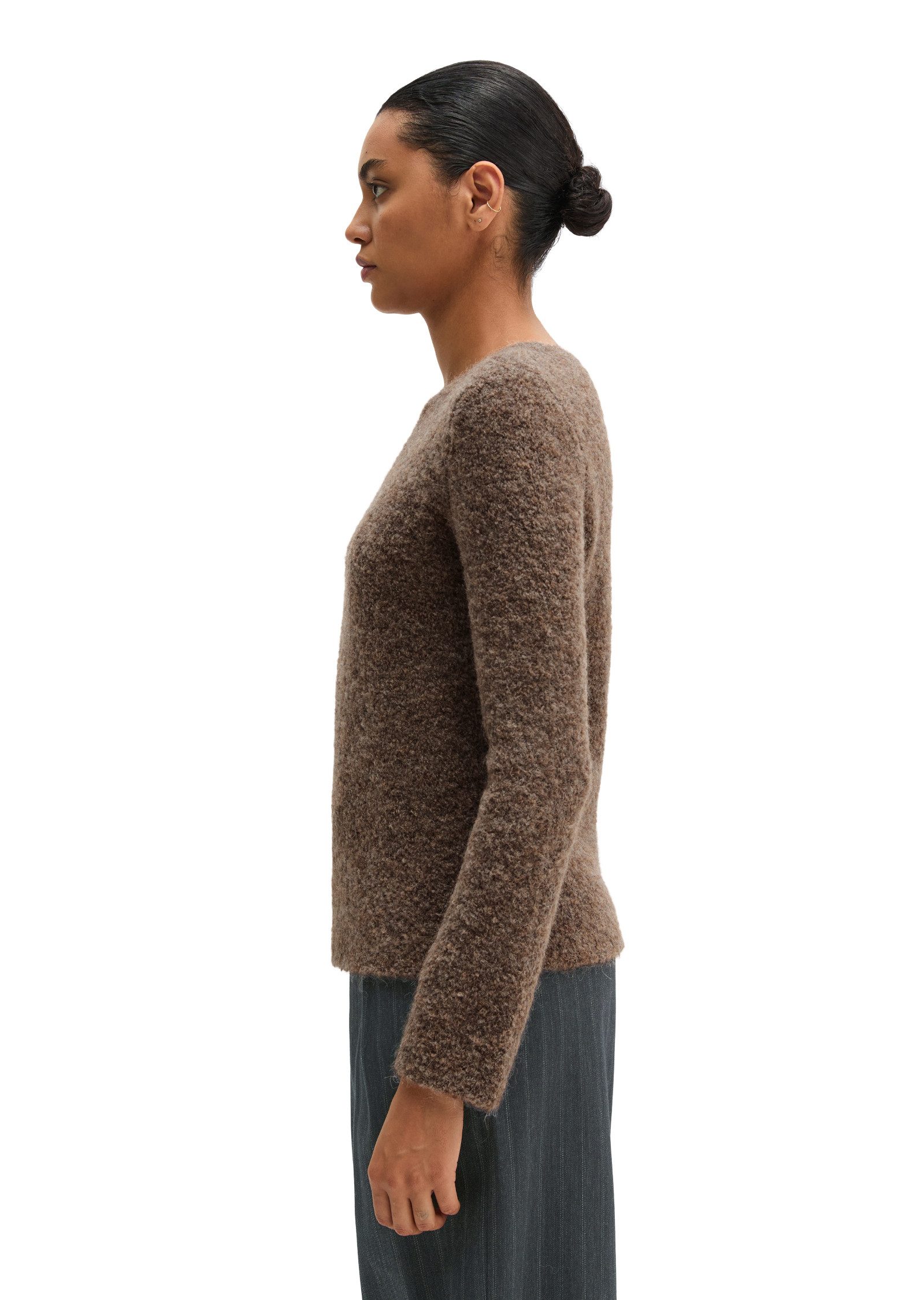 Marc O'Polo Strickpullover aus Schurwolle-Alpakawolle-Mix – Bild 2 von 5