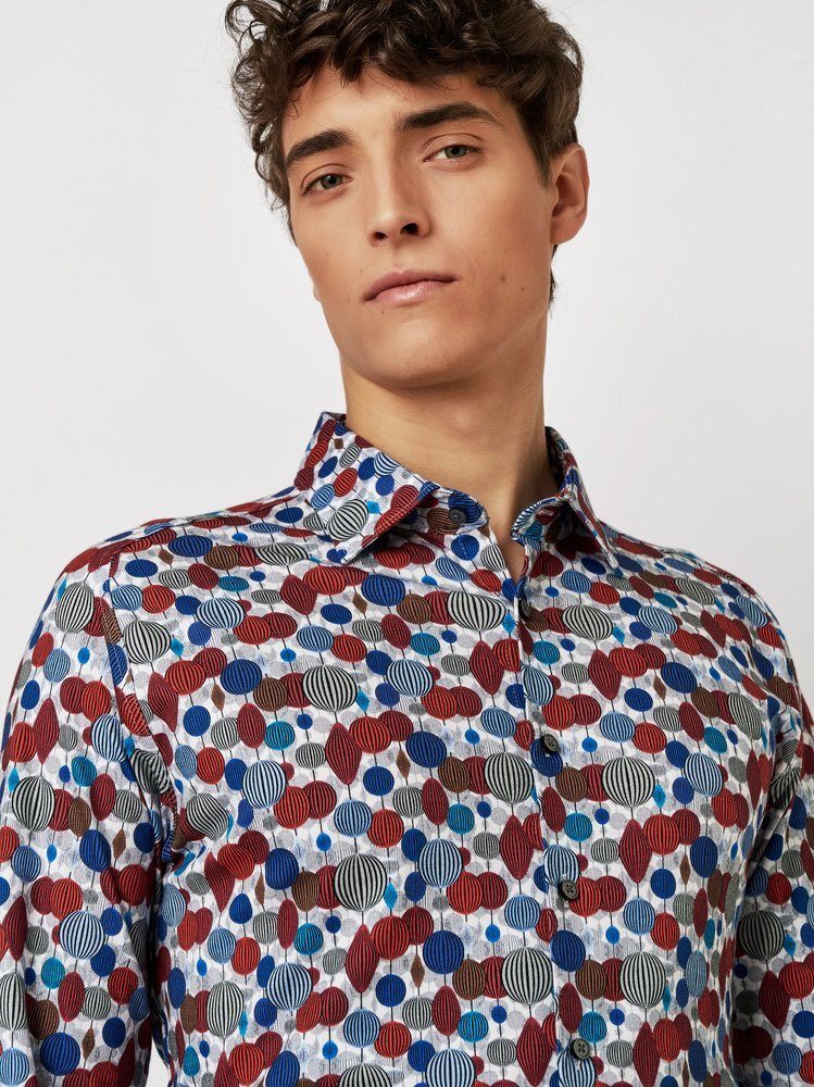 DESOTO Businesshemd Casual Kent mit Kent Kragen