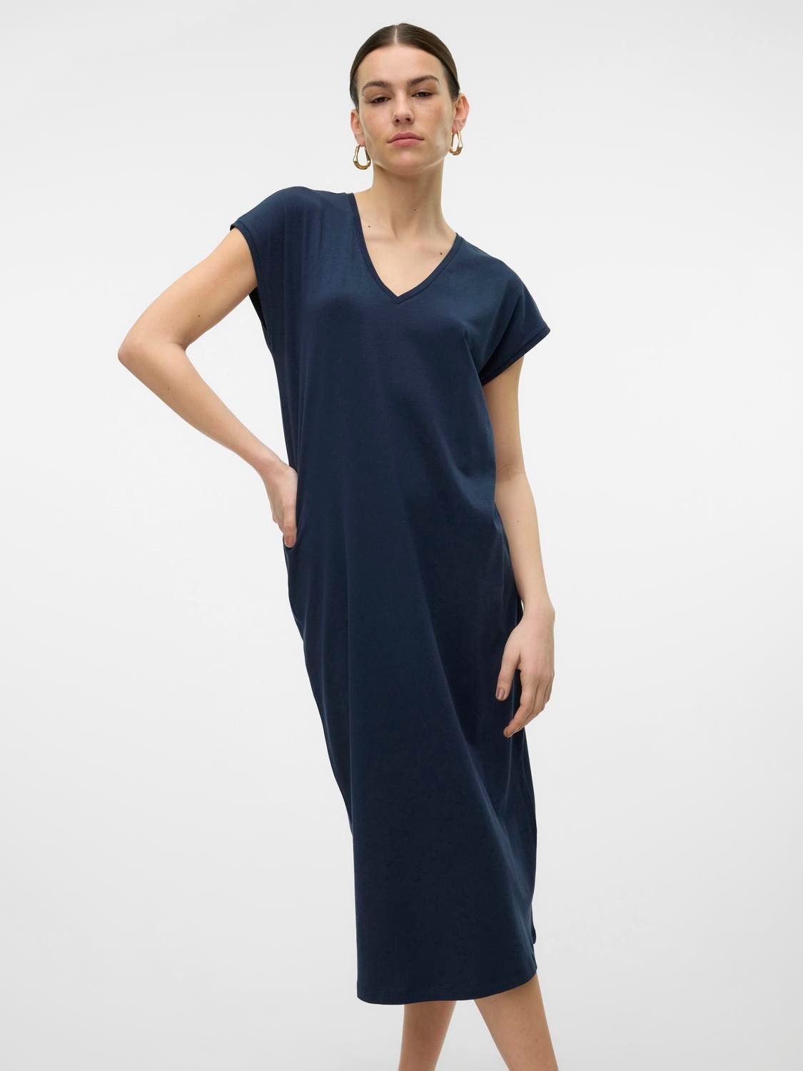 Vero Moda Midikleid VMBARBARA SS CALF günstig online kaufen