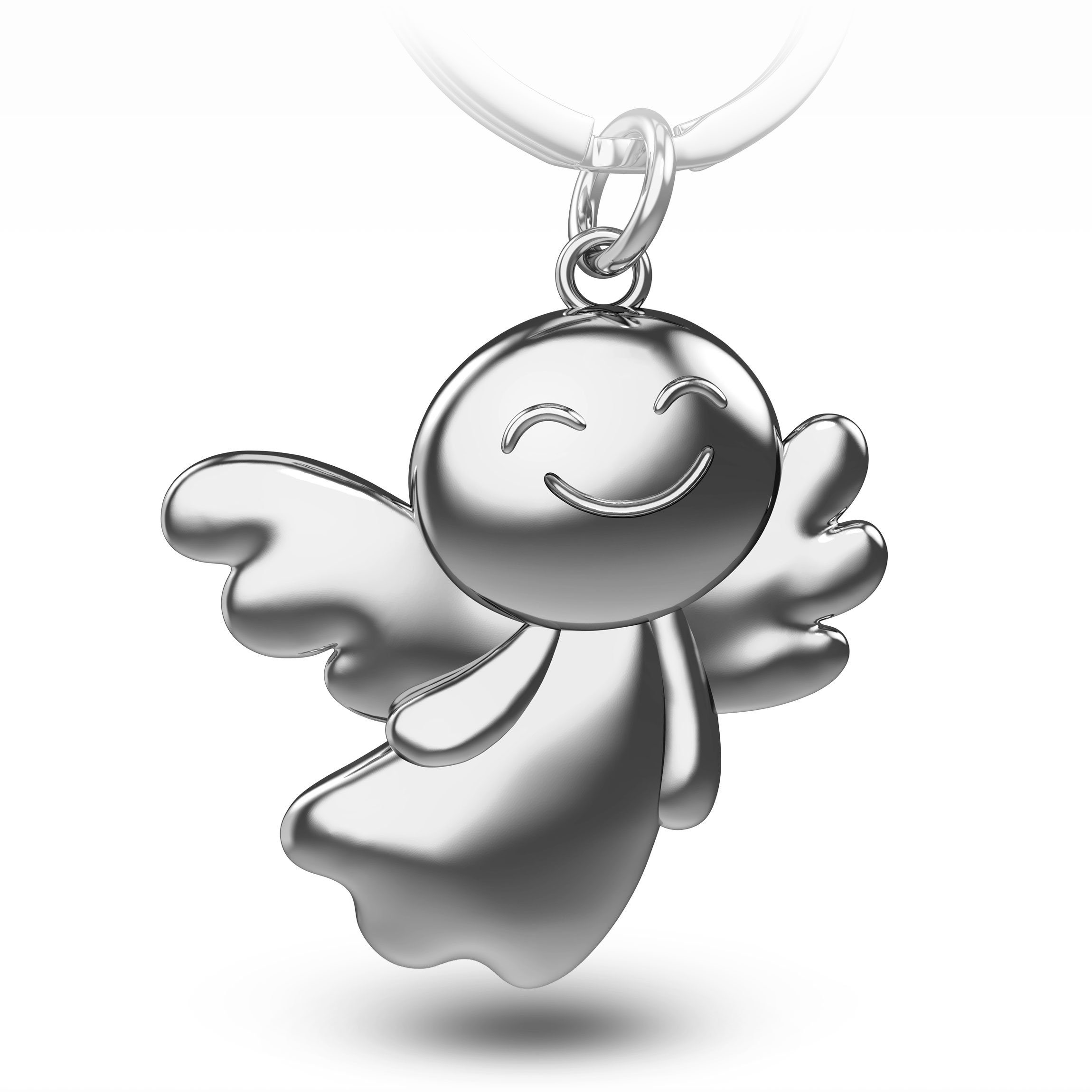 FABACH Брелки Schutzengel Fly - Engel Anhänger aus Metall - Glücksbringer Autofahrer