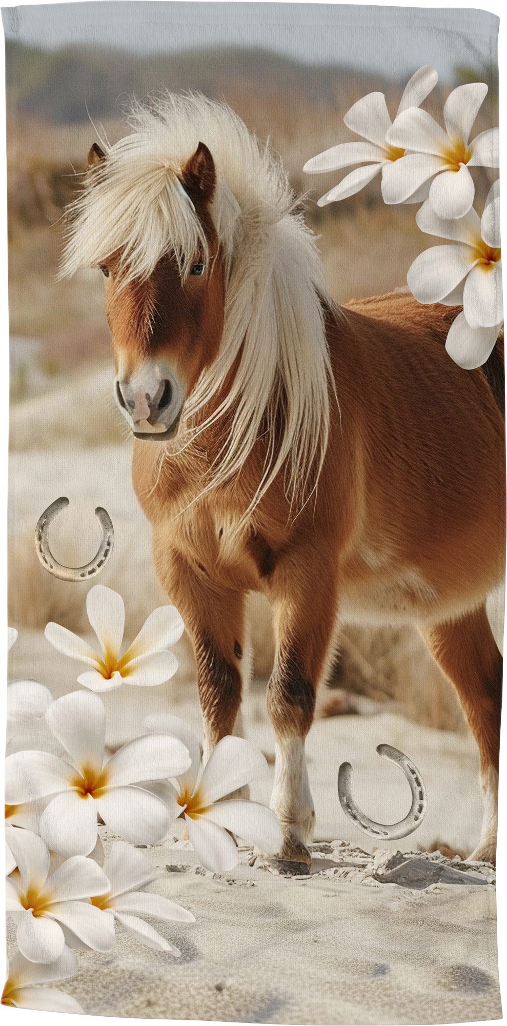 good morning Strandtuch Strandtuch "Fabi", Polyester, Polyvelours Motiv: Pony