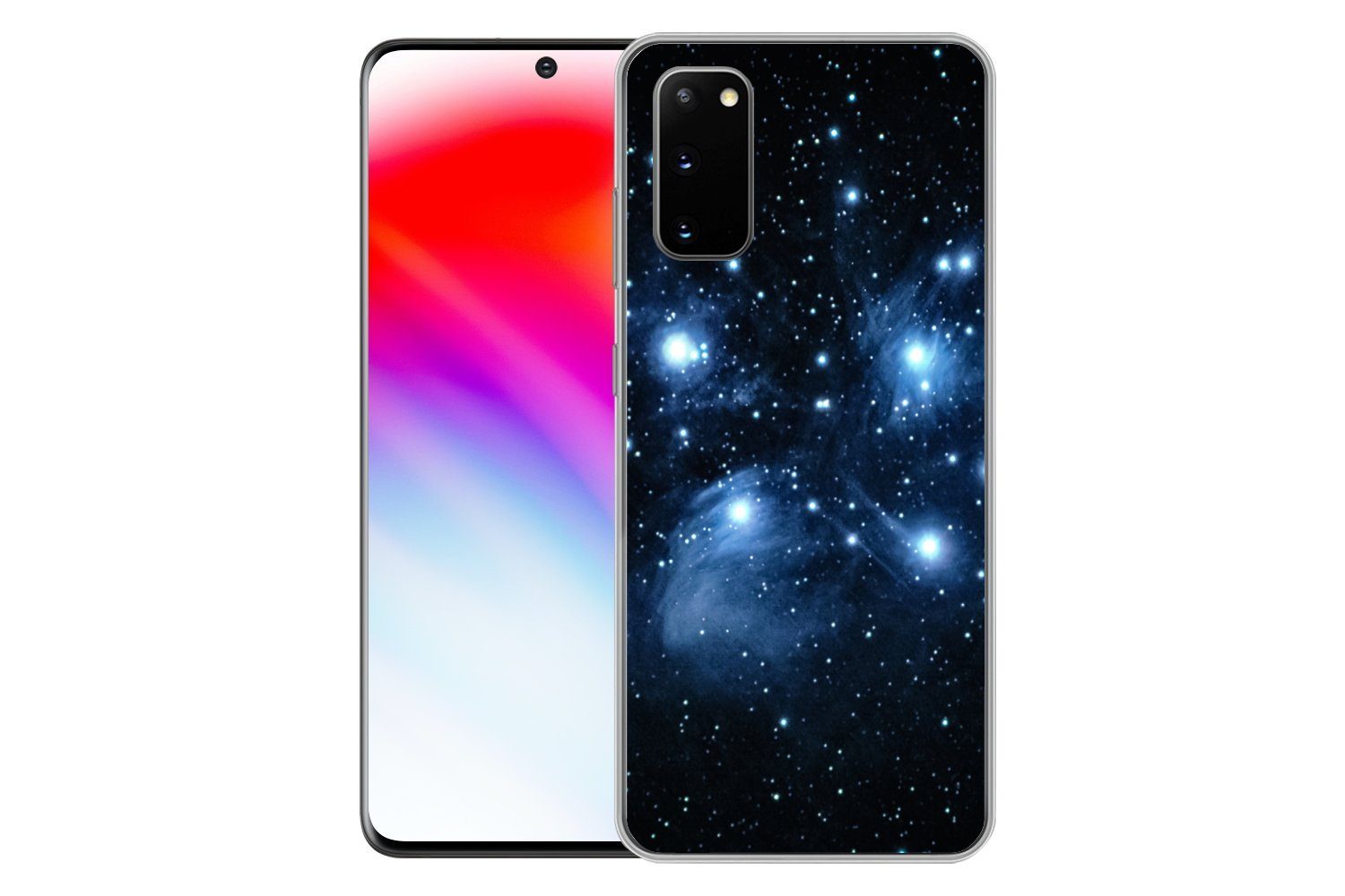 MuchoWow Handyhülle für Samsung Galaxy S20 Universum - Planeten - Sterne - Jungen - Mädche, Phone Case, Silikon, Schutzhülle Dünn