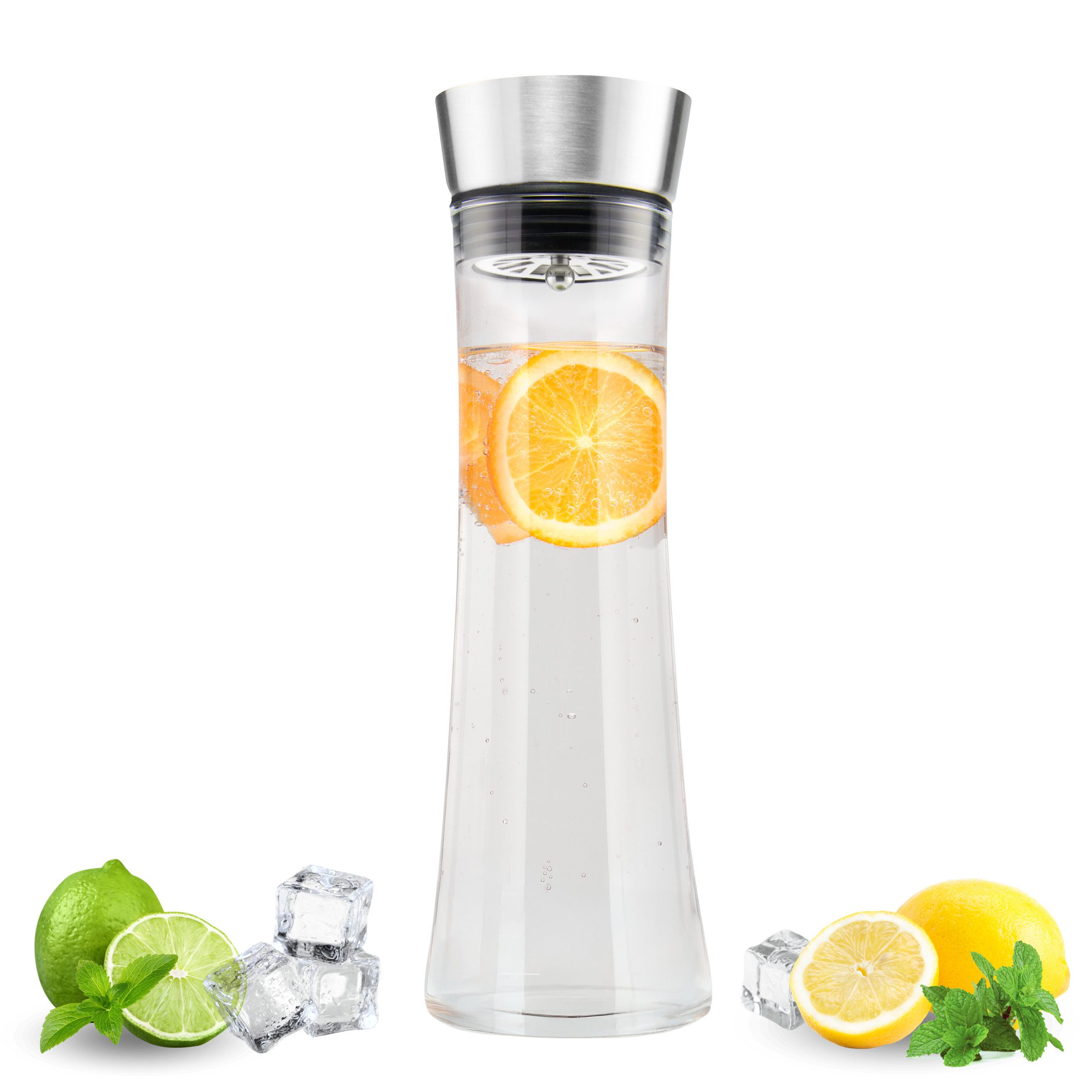 bremermann Karaffe Runa, mit mattem Edelstahldeckel, (1-tlg)