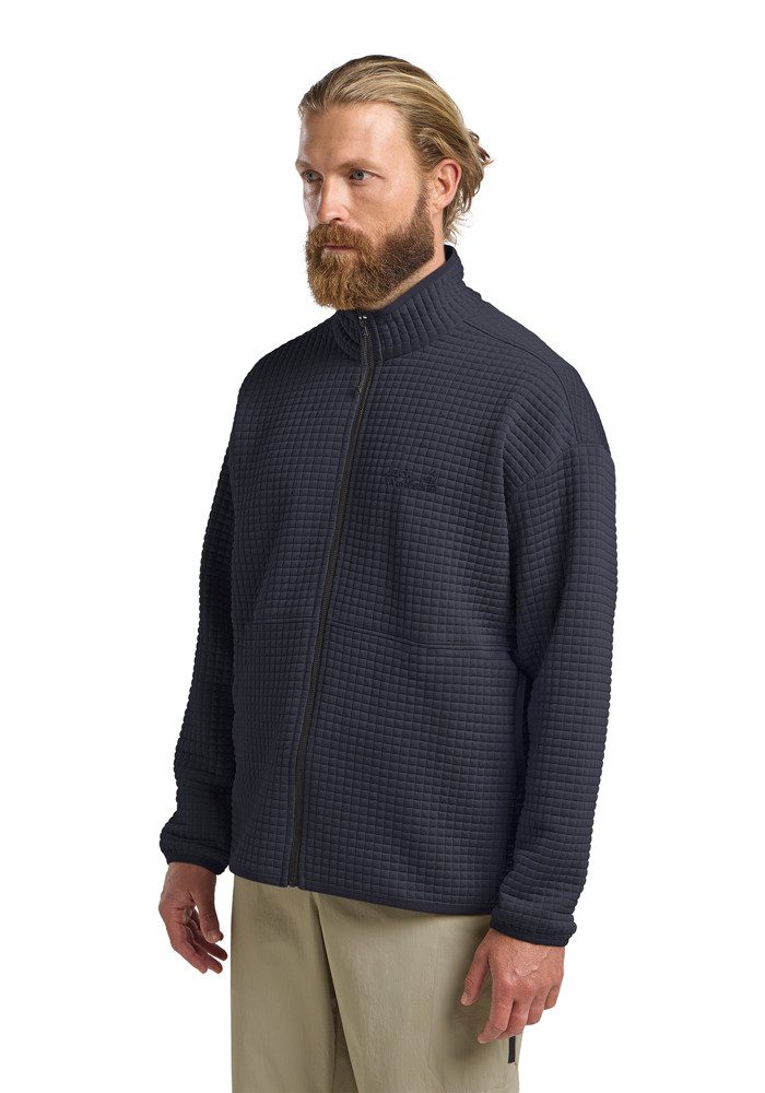 Jack Wolfskin Fleecejacke MOGARI FZ M Atmungsaktiv, leicht, Übergangsjacke