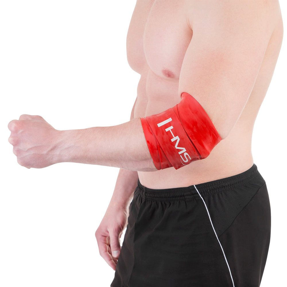 HMS Flossband Fitnessband Mobilitätsband Gelenkband, Einfache Anwendung mit ca. 70 % Dehnung für sicheres Wickeln