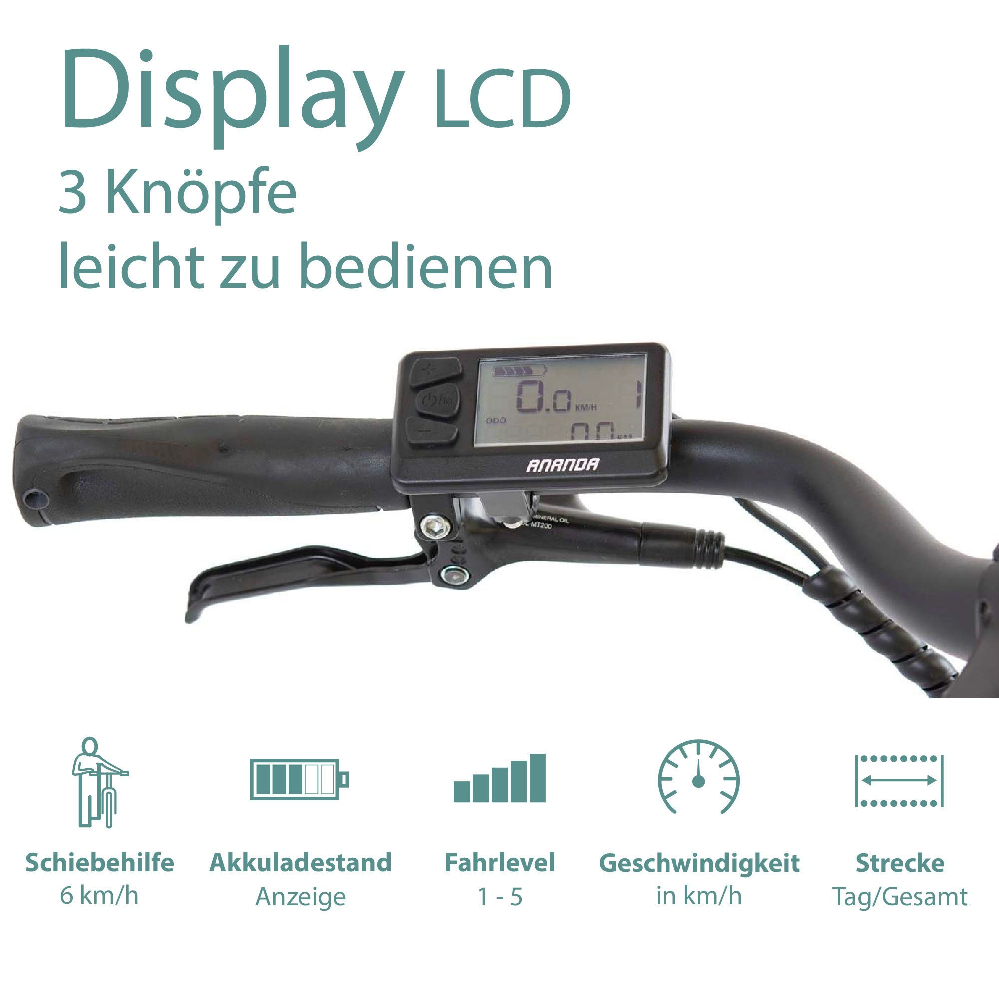 Tretwerk E-Bike Trekkingrad Sonic, 8 Gang Shimano Acera M3020 SGS Schaltwerk, Kettenschaltung, Mittelmotor, 522 Wh, Pedelec, Elektrofahrrad für Damen u. Herren