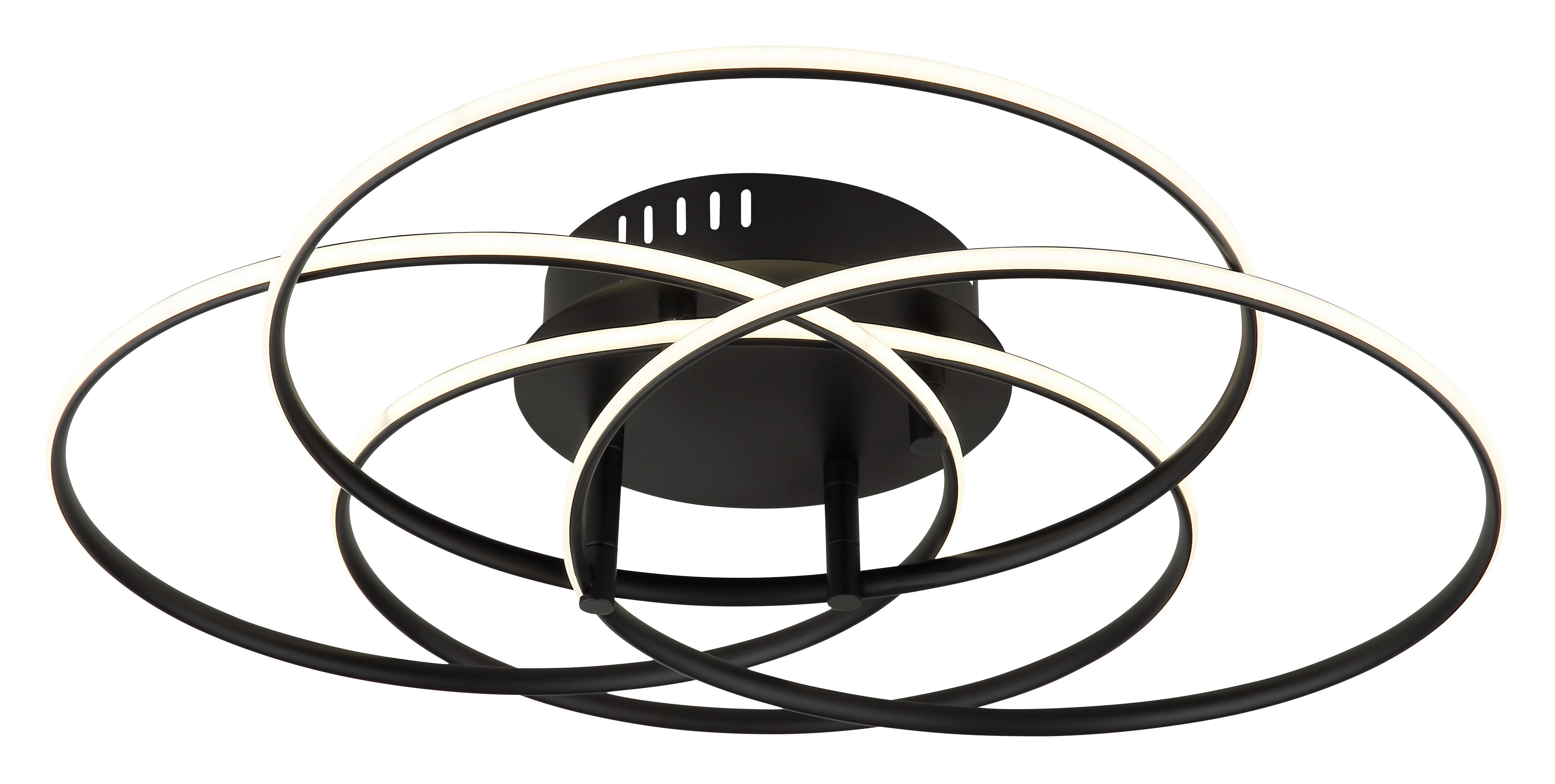 GLOBO LIGHTING Deckenleuchte KOMBOS, LED fest integriert, Warmweiß, Deckenlampe Wohnzimmer-Leuchte Schlafzimmer-Leuchte Flur Küche