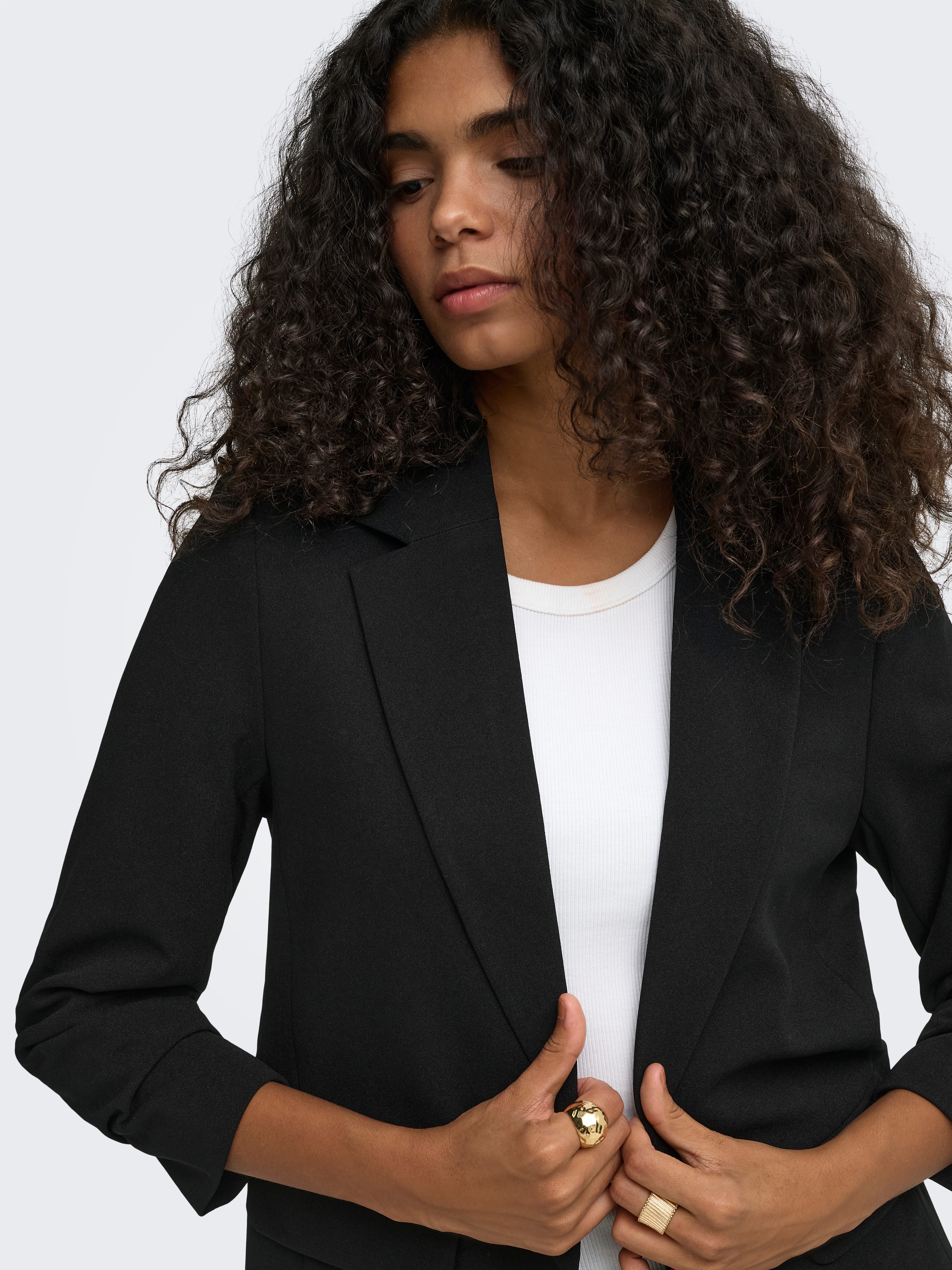 ONLY Longblazer ONLKALINA 3/4 OPEN BLAZER CC TLR Materialmix, loose fit