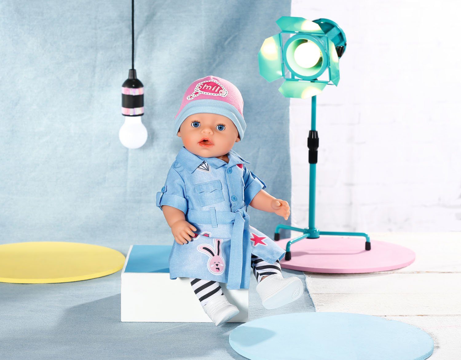 Baby Born Puppenkleidung Deluxe Jeans Kleid, 43 cm günstig online kaufen