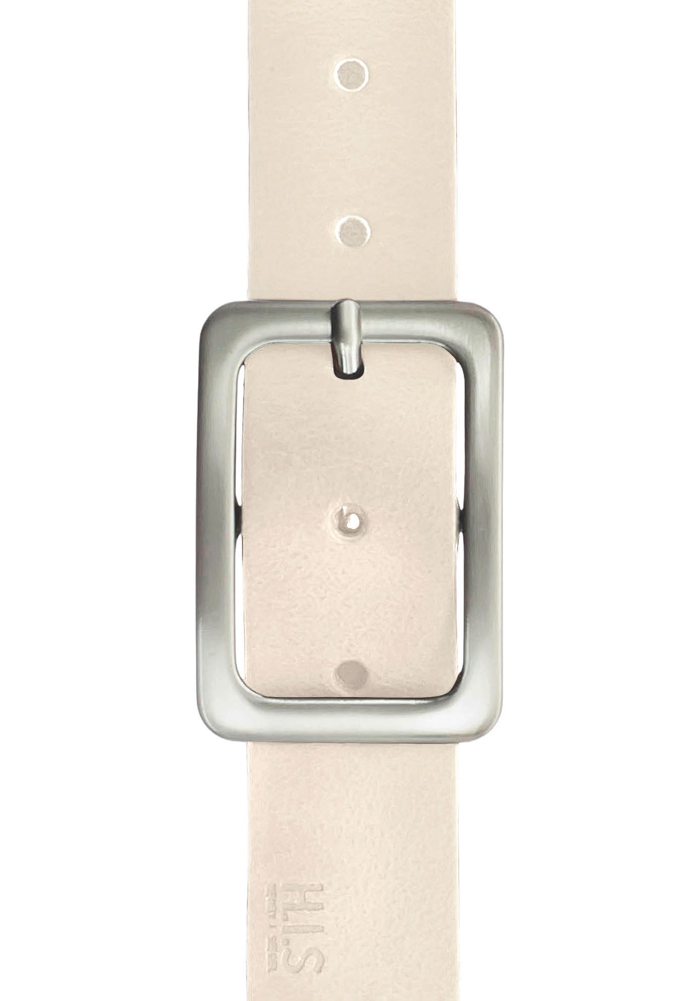 H.I.S Ledergürtel Schließe in glänzend satiniertem Silber - demnächste NEU bis Gr. 125!