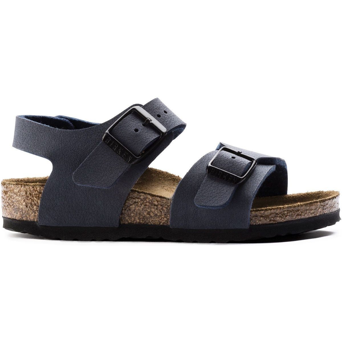 Birkenstock New York Kids Birko-florbc Navy Outdoorsandale Hochwertiger, komfortabler Kinderschuh mit anatomischem Fußbett und