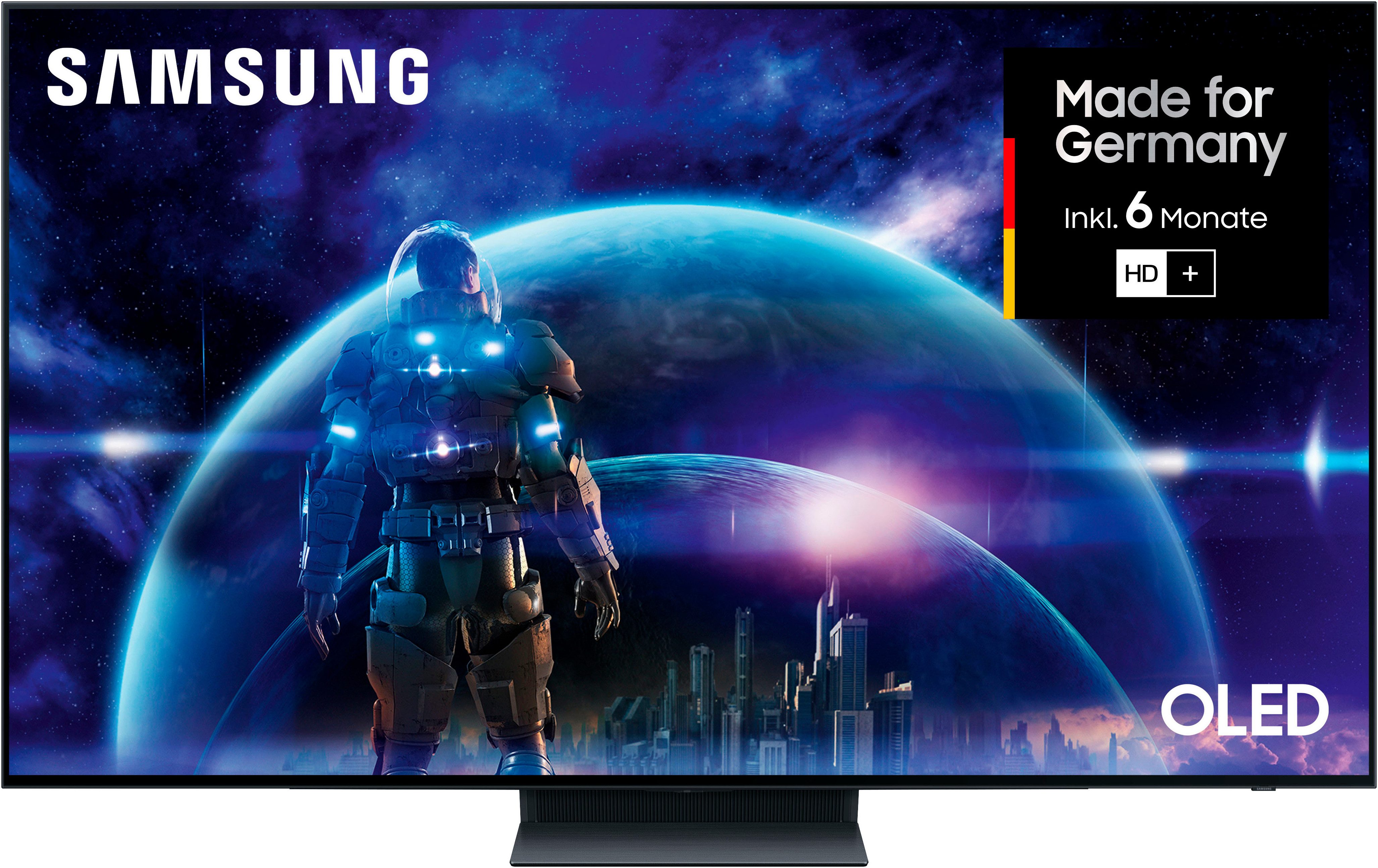 Samsung S90D 4K OLED Fernseher 48 Zoll (121 cm) mit Neural Quantum 4K AI Gen2 Prozessor, WOLED, TIZEN OS, Dolby Atmos, GQ48S90DAT [2024]