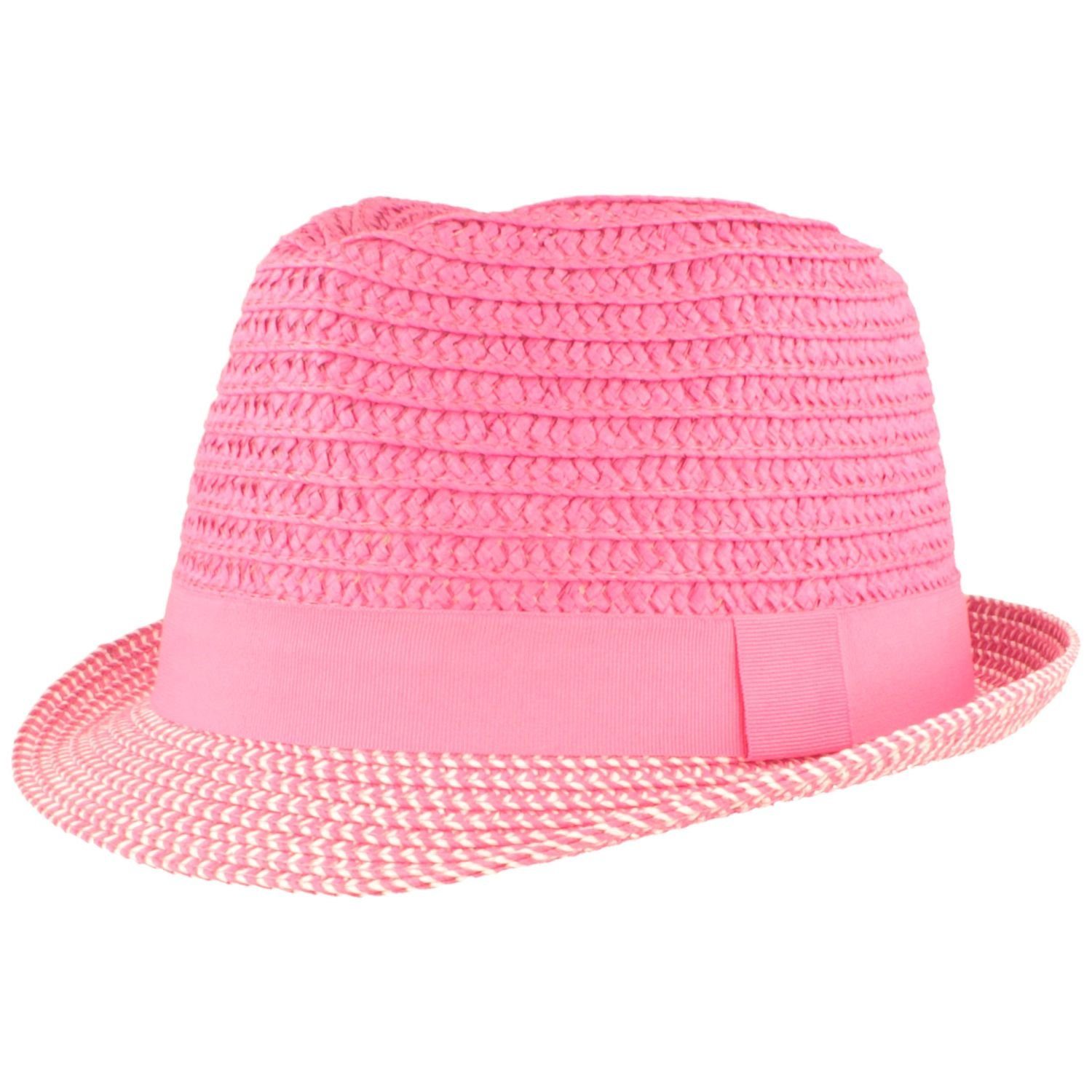 Breiter Strohhut Knautschbarer Trilby für Kinder