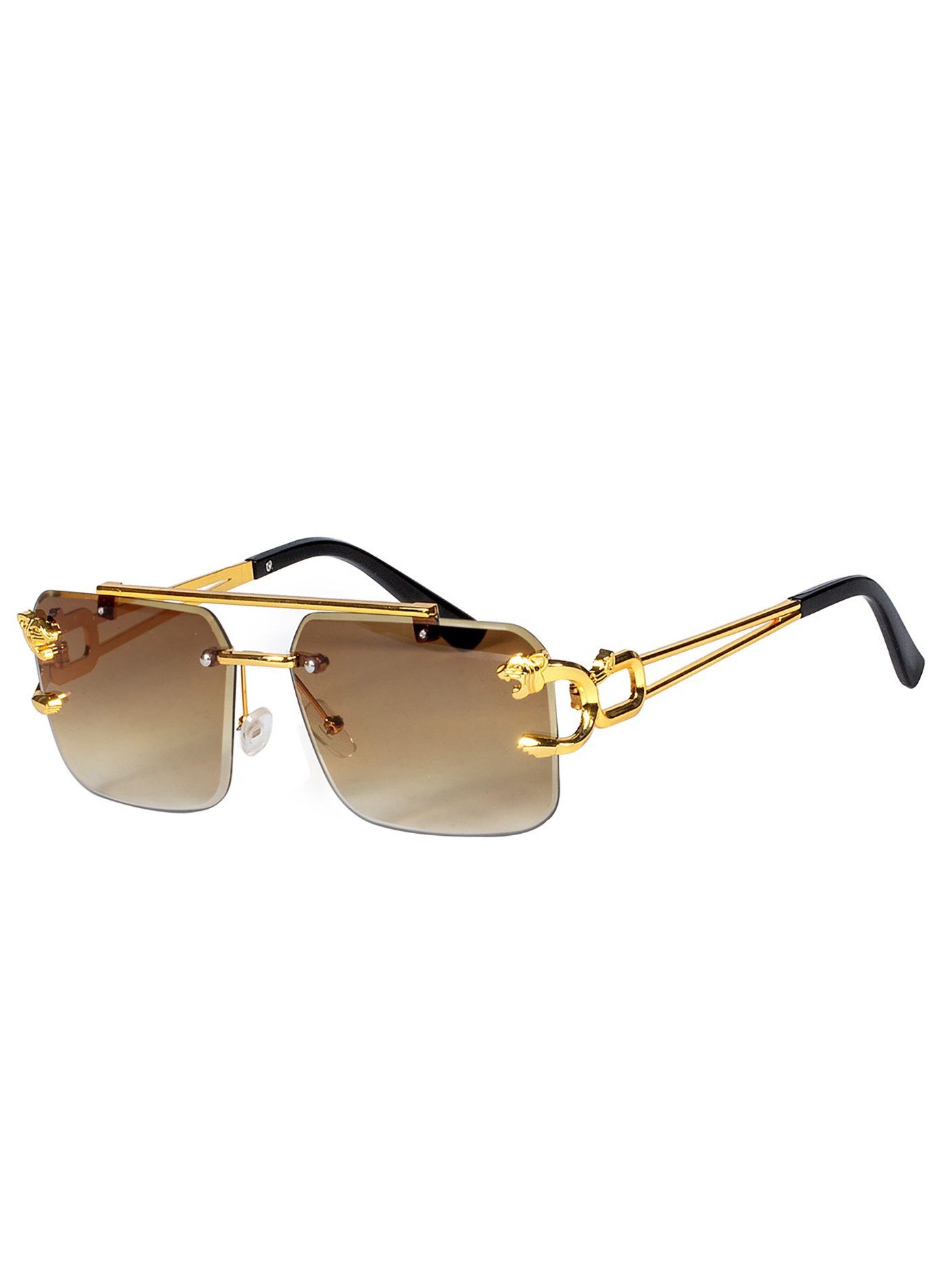 Metamorph Kostüm Wildcat Sonnenbrille, Die Brille für Partylöwen und 70er J günstig online kaufen