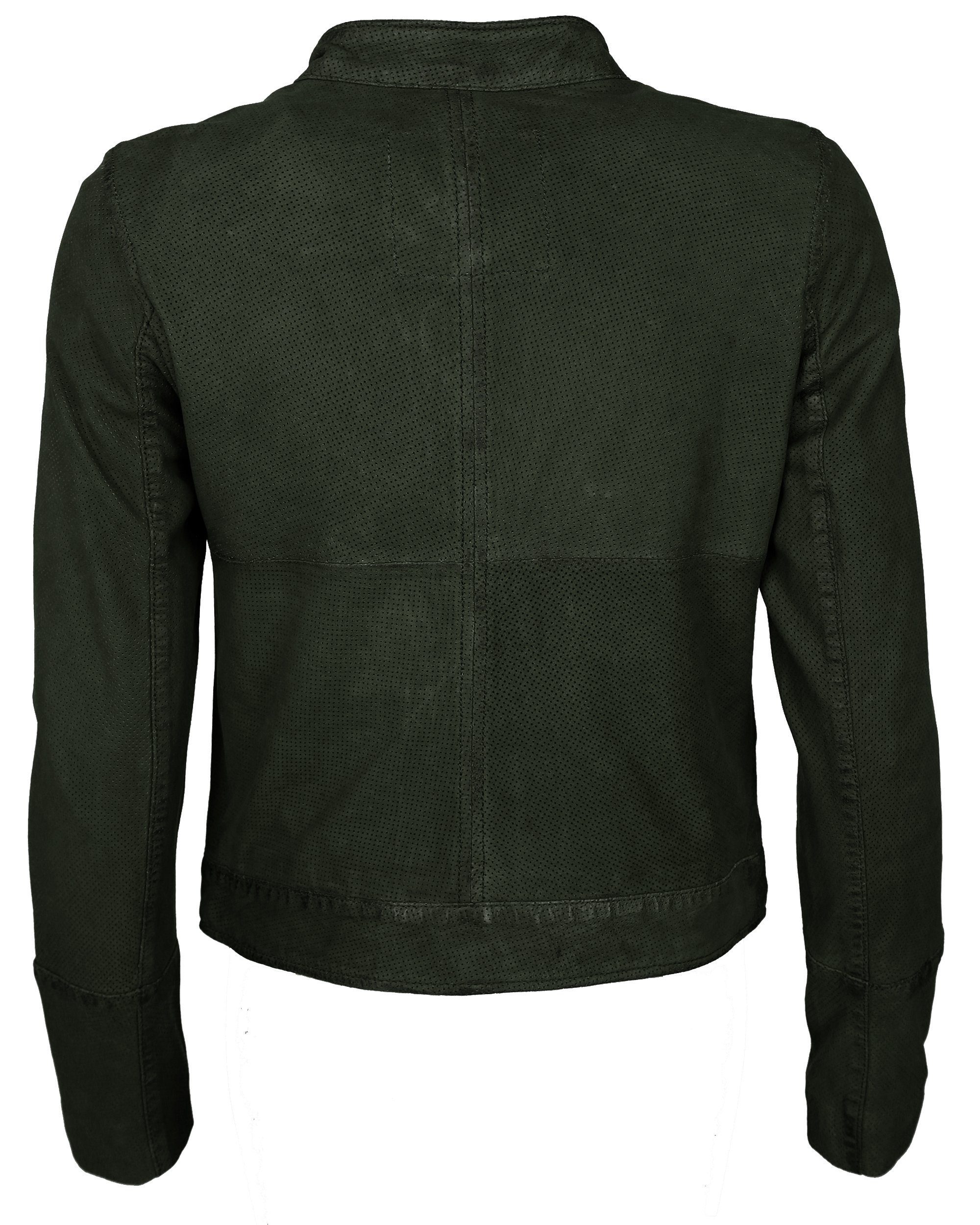 Lederjacke Maze Clermont petrol