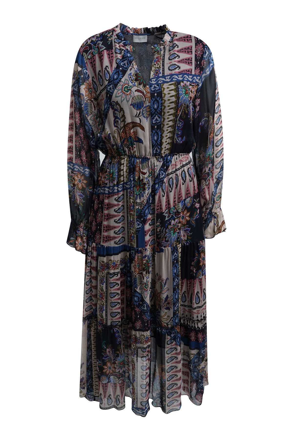 Milano Italy Sommerkleid mit Taillengummizug
