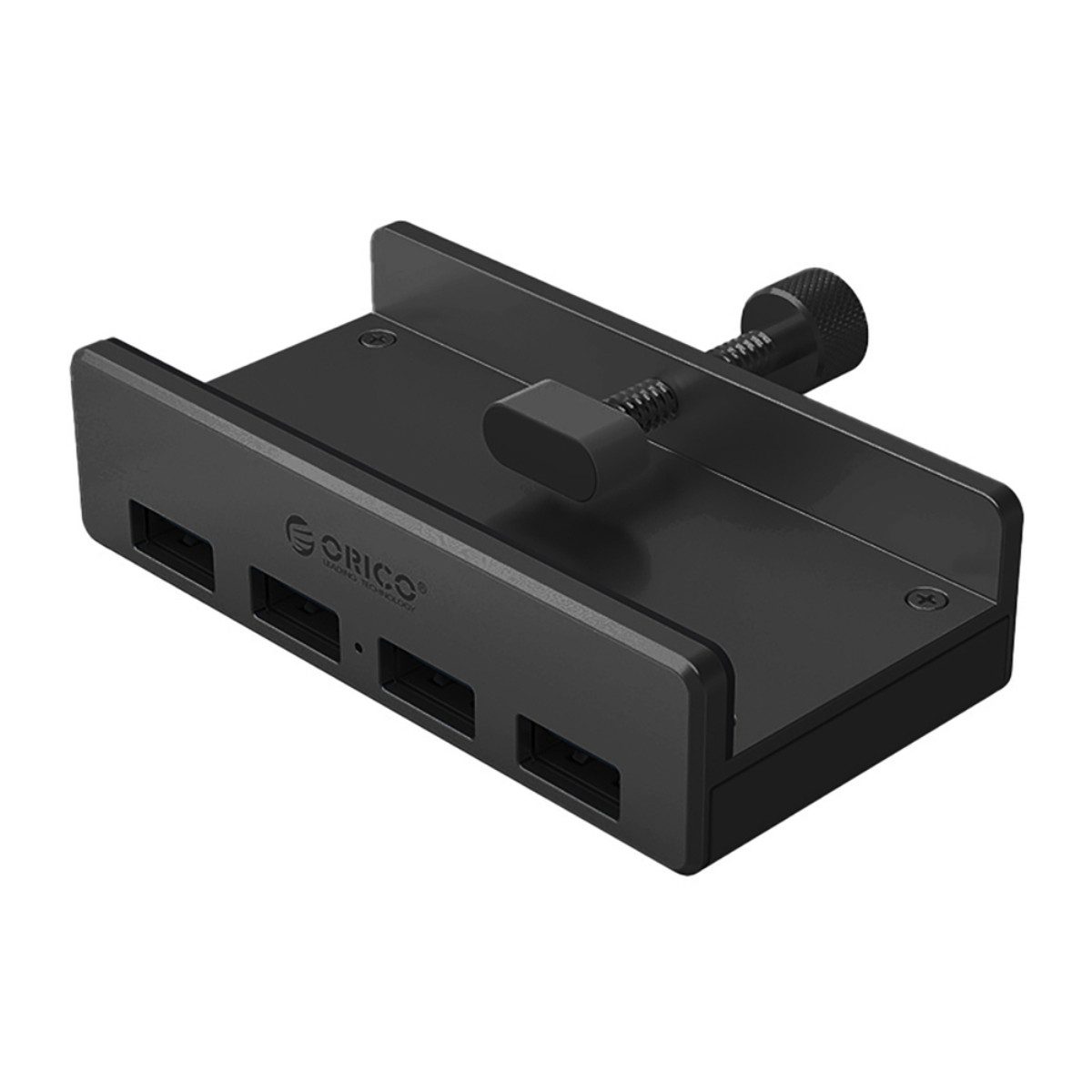 ORICO MH4PU Hub USB-Adapter USB-A zu USB-A, Klemmhalterung für stabile Montage und schnellen Zugriff auf Ports