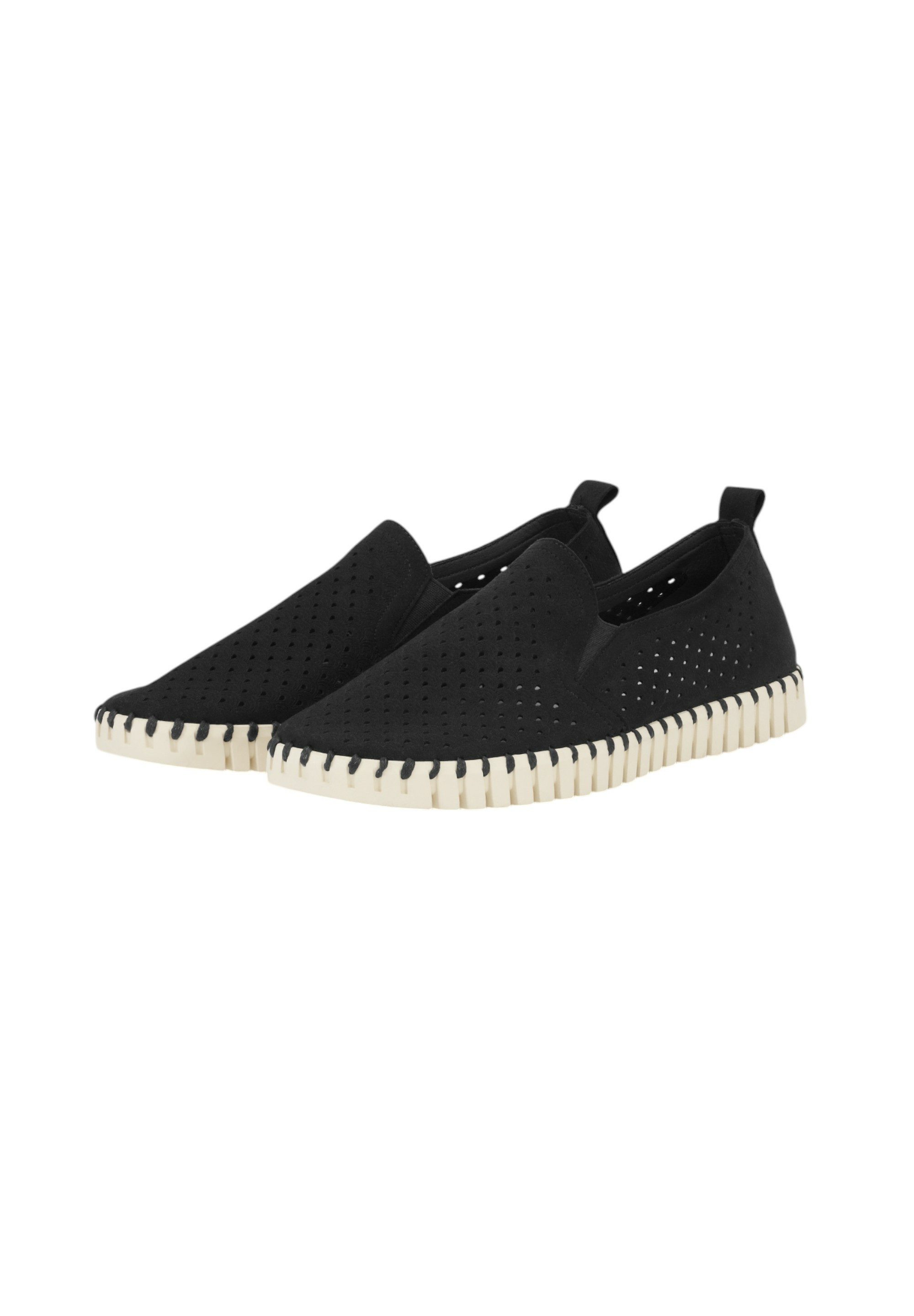 Ilse Jacobsen TULIP140MEN Slipper Plateausohle, atmungsaktive Mikrofaser, hoher Tragekomfort