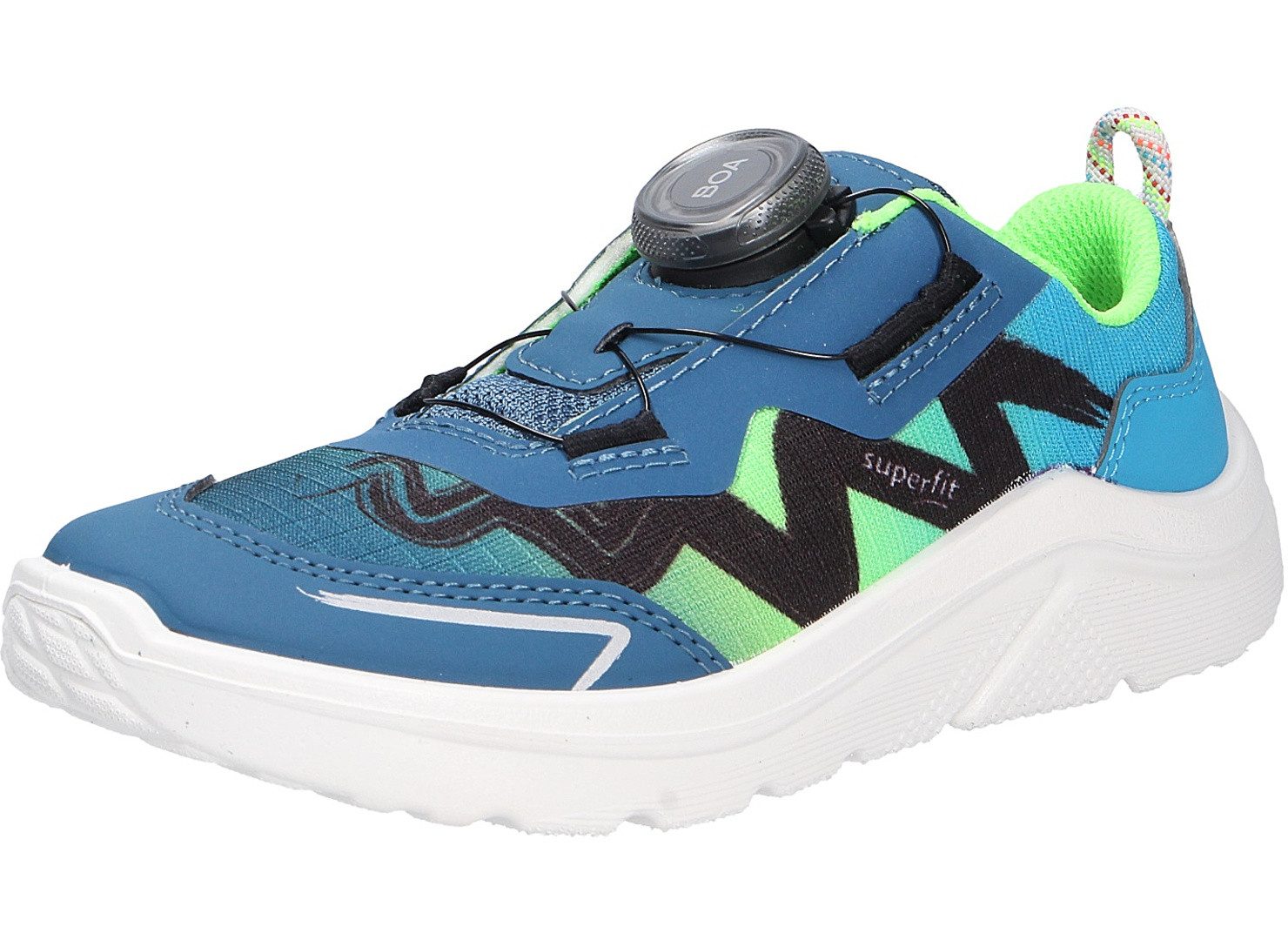 Superfit Jungen Halbschuh blau Größe Schnürschuh