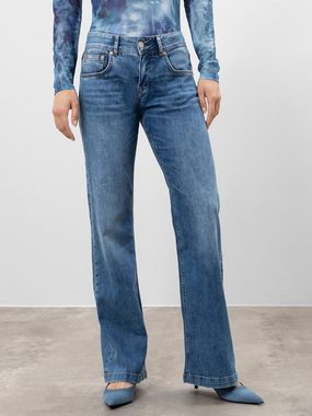 Herrlicher Bootcut-Jeans Edna Light Denim Flared Jeans, aus leichtem Denim