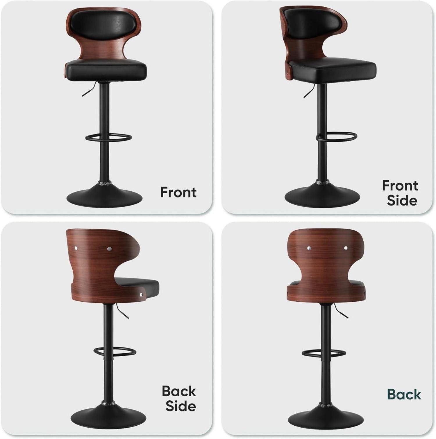 LuxusKollektion Bistrostuhl Barhocker 2er Set, Barstuhl günstig online kaufen