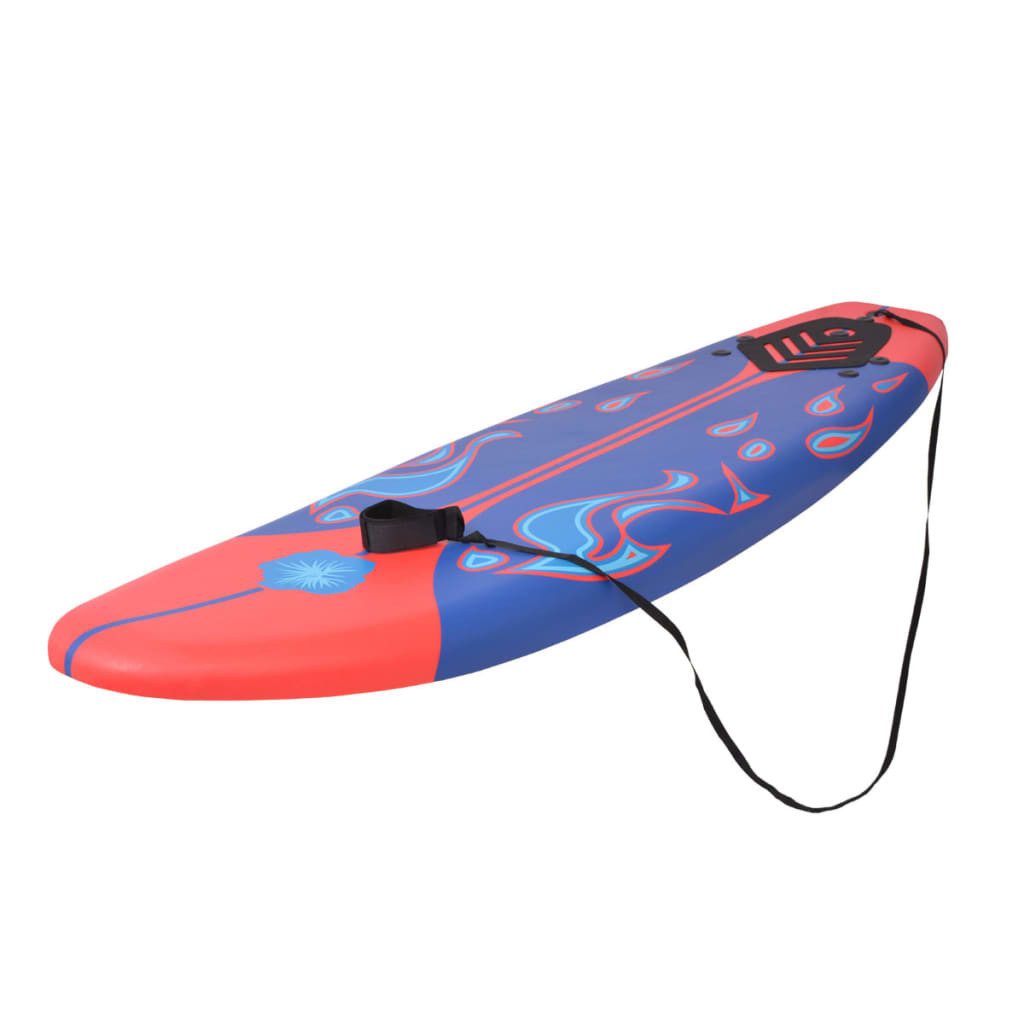 vidaXL Windsurfboard, Surfbrett Blau und Rot 170 cm