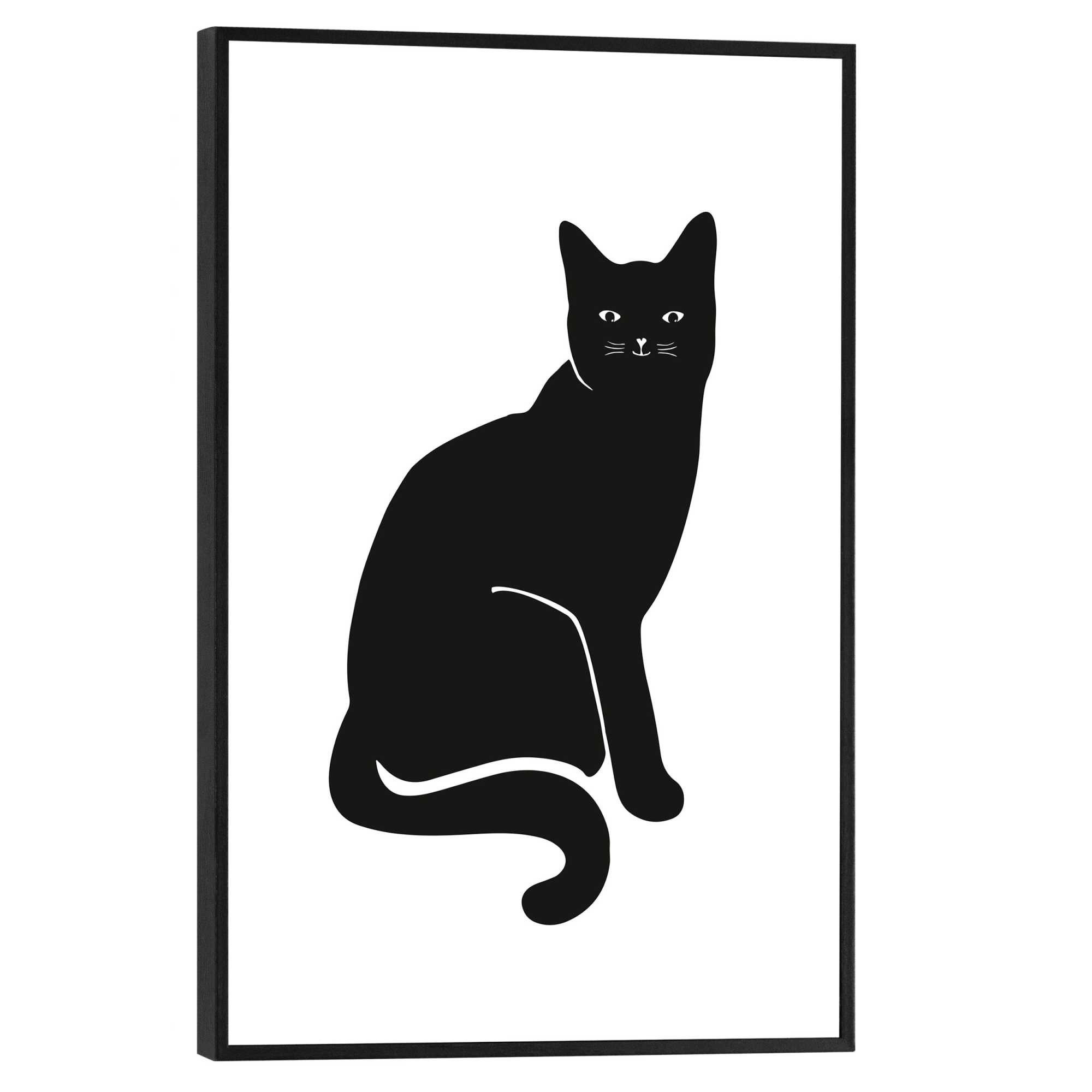 Reinders! Bild mit Rahmen Black Cat günstig online kaufen
